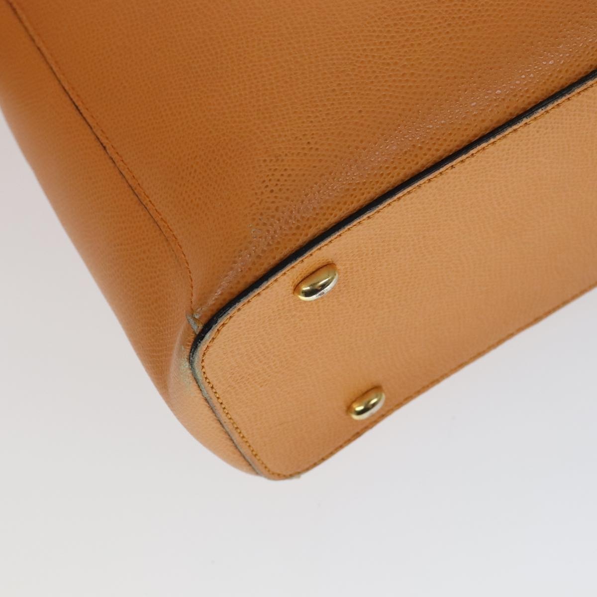 CELINE Tote Bag Leather Orange - 13