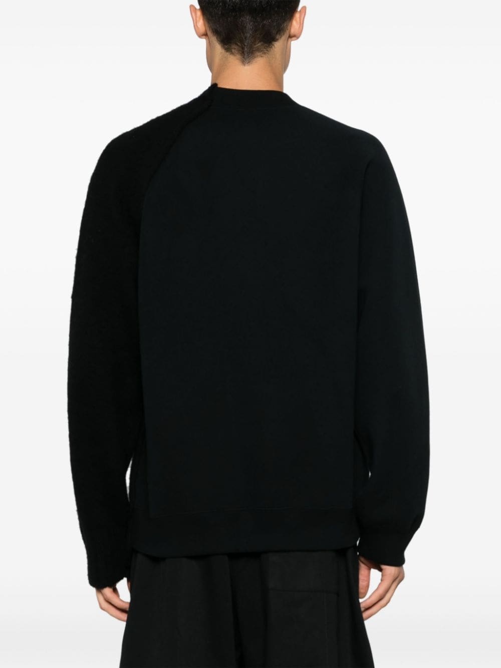 panelled-design sweatshirt - 4