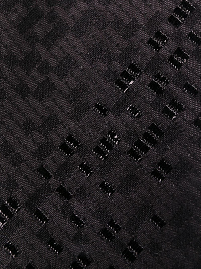 SAINT LAURENT lamé-effect tie outlook