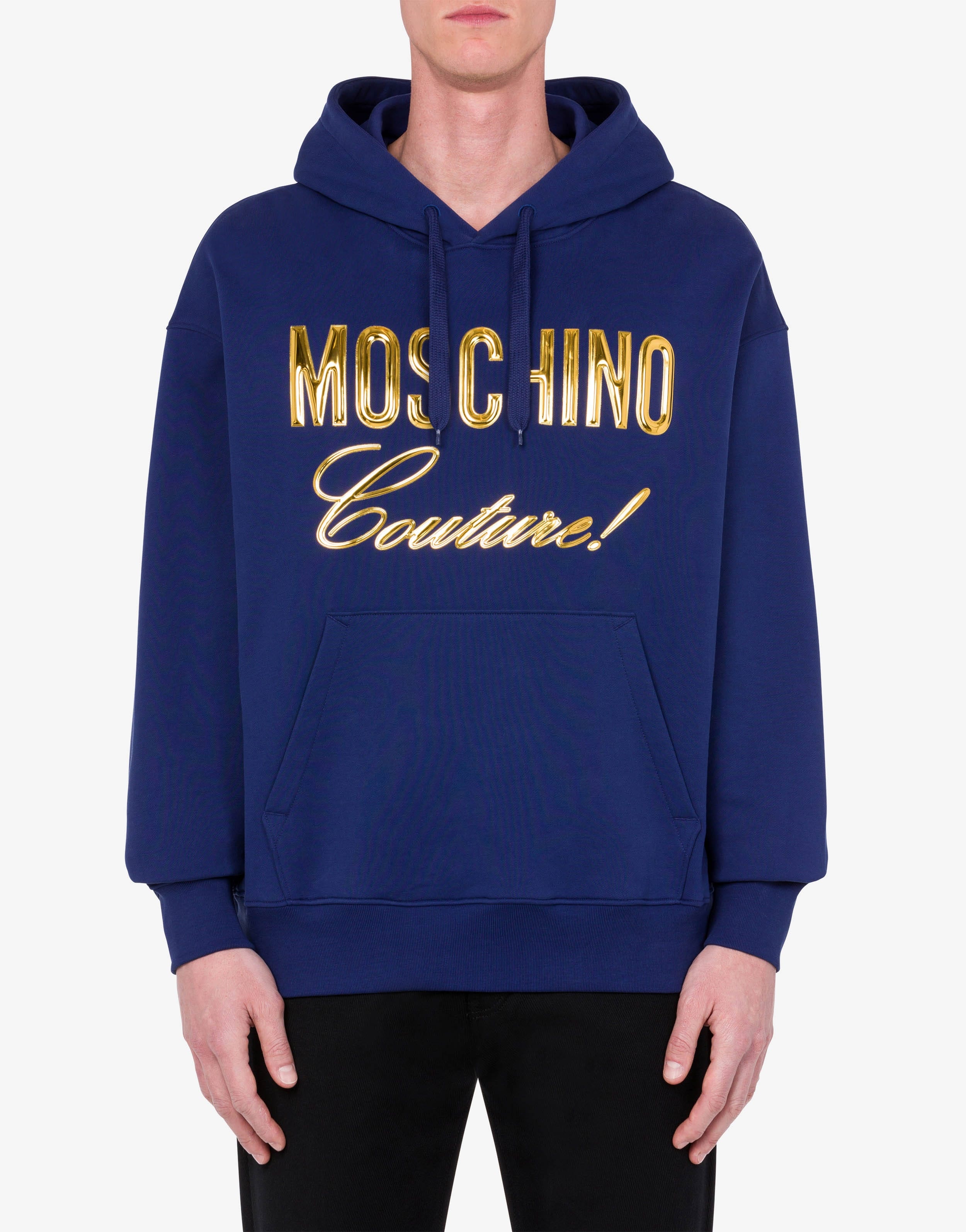 MOSCHINO COUTURE ORGANIC COTTON HOODIE - 2