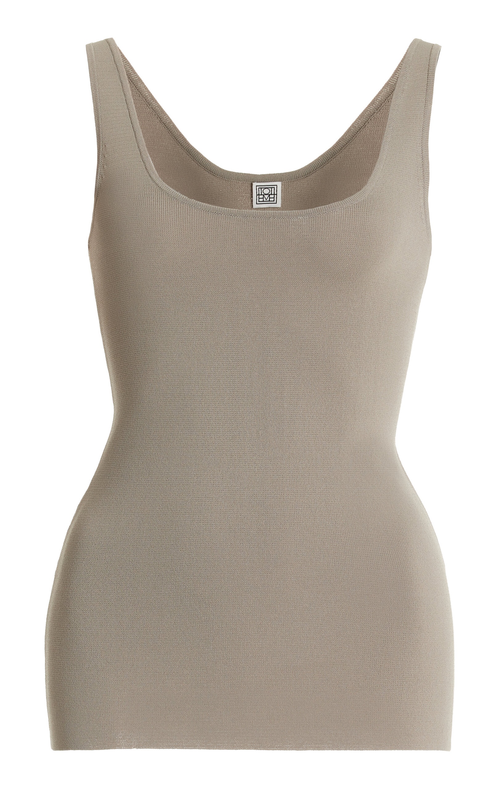 Compact-Knit Tank Top grey - 1