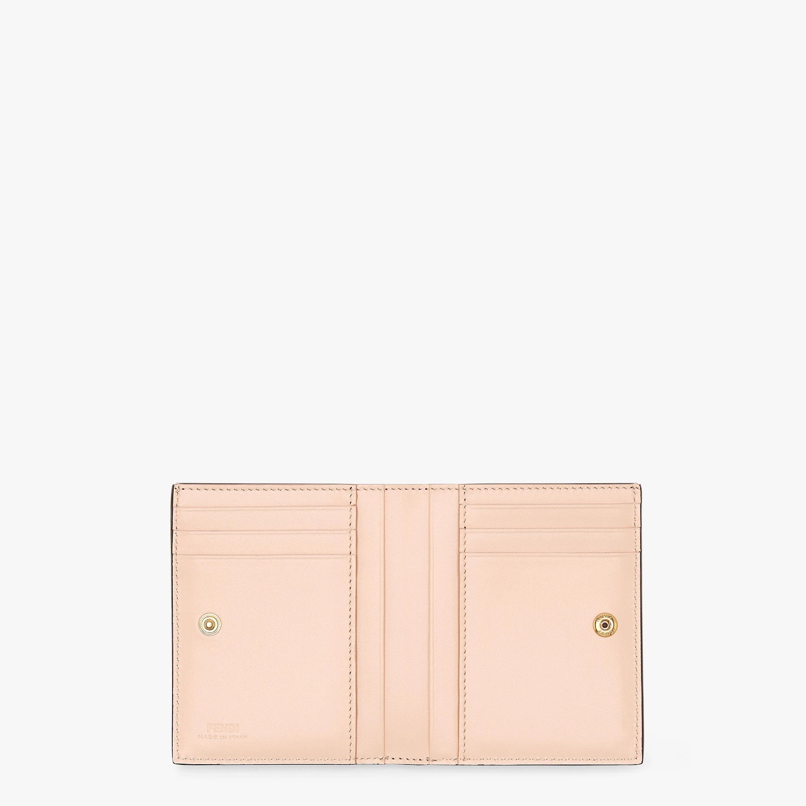 Compact Fendi Roma wallet, with large internal compartment for banknotes, six card holder pockets an - 3