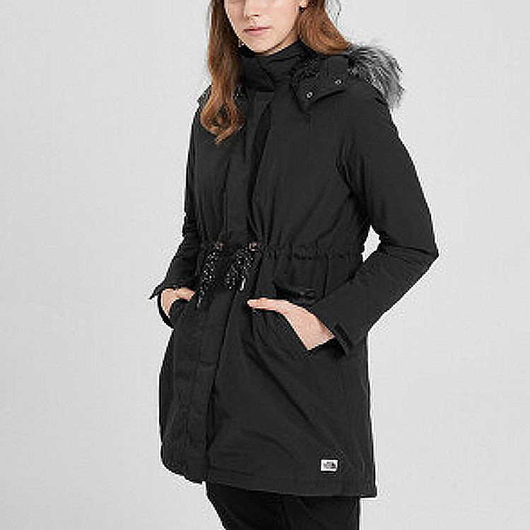 (WMNS) THE NORTH FACE Knee Length Coats 'Black' 3VV2-JK3 - 3