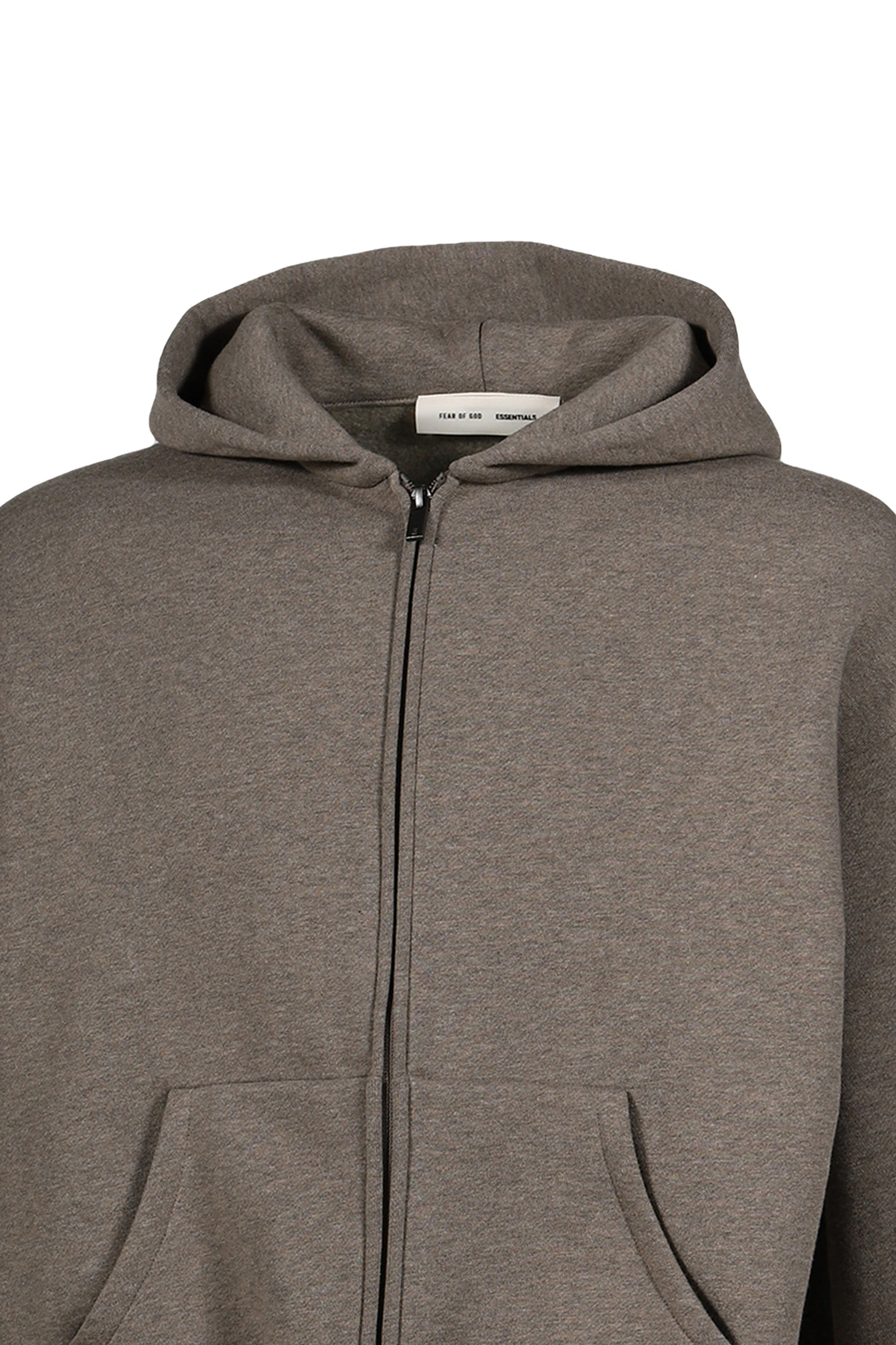 CLASSIC FIT FLEECE ZIP UP HOODIE / HOMESTEAD HEATHER - 9