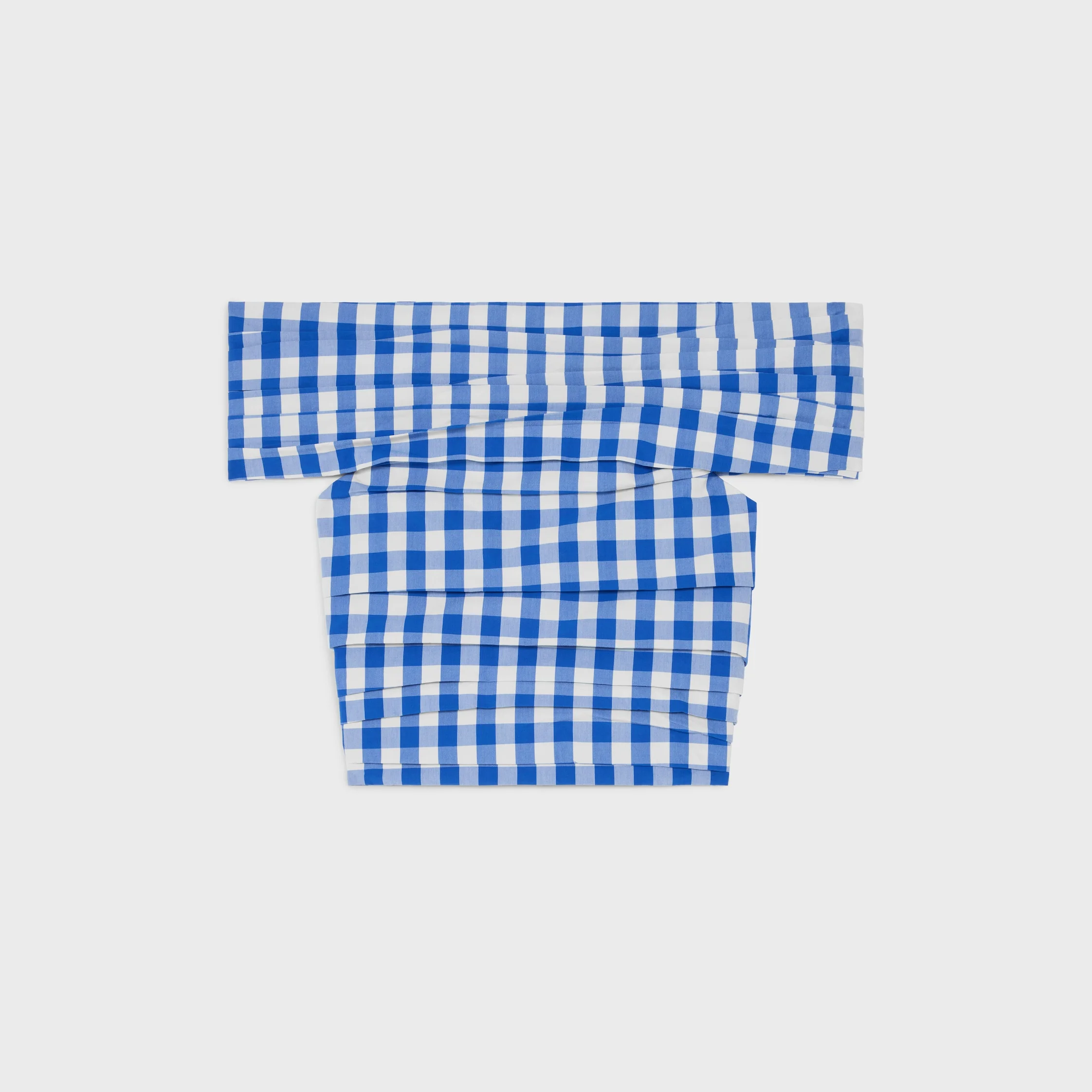 top IN checked cotton - 1