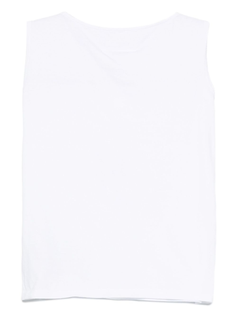 sleeveless cotton top - 2