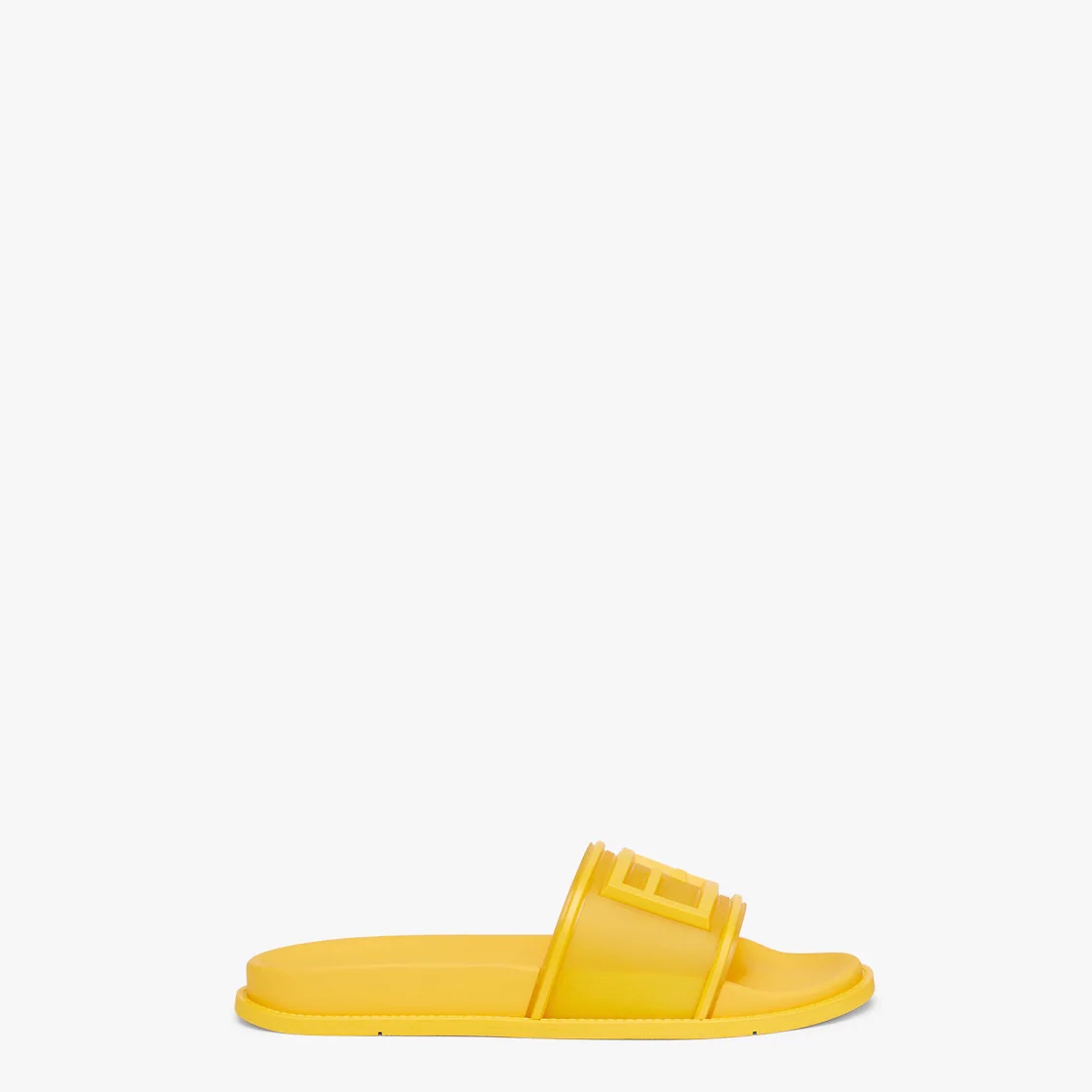 Yellow rubber slides - 1