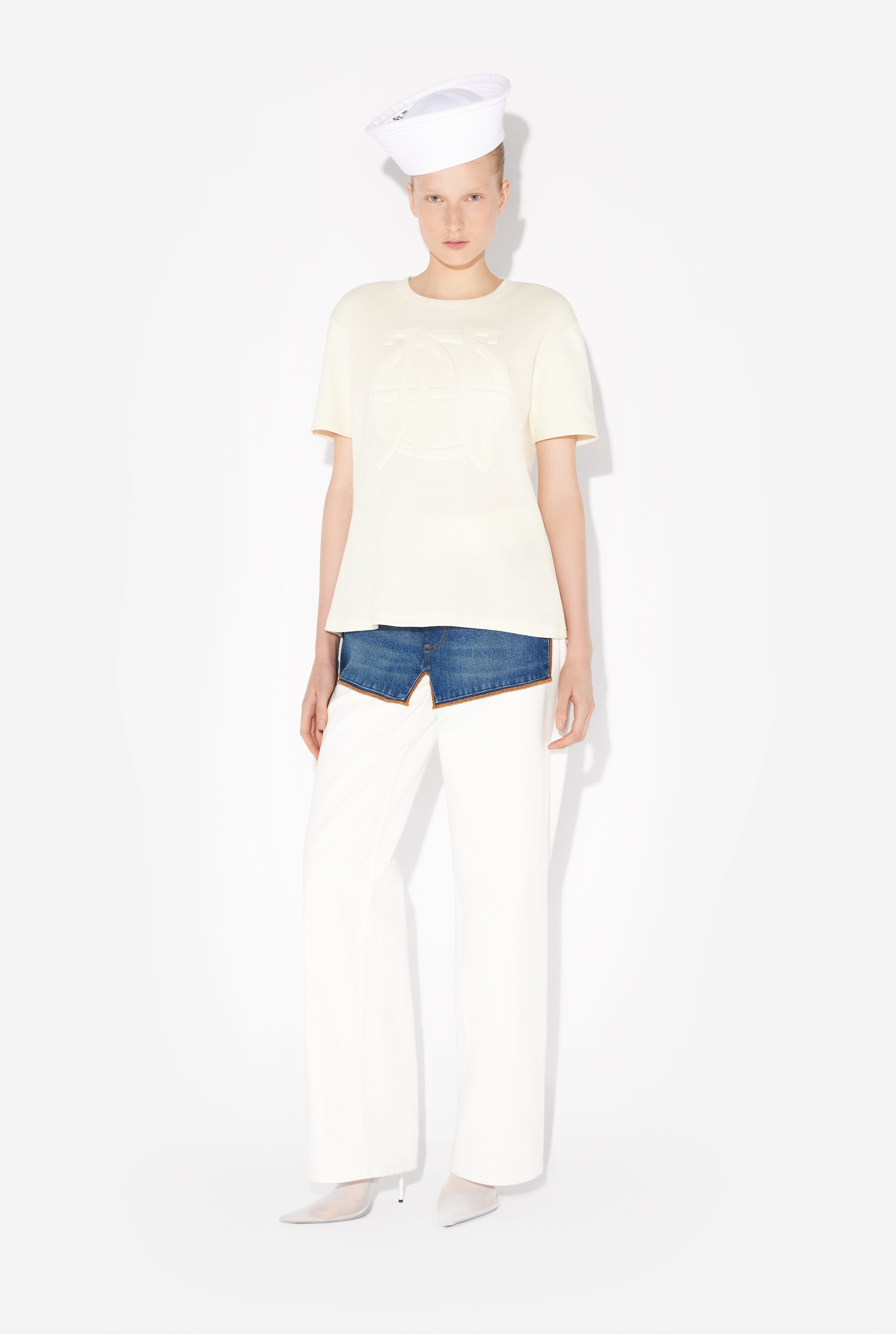 THE ECRU OVERSIZED JPG T-SHIRT - 2