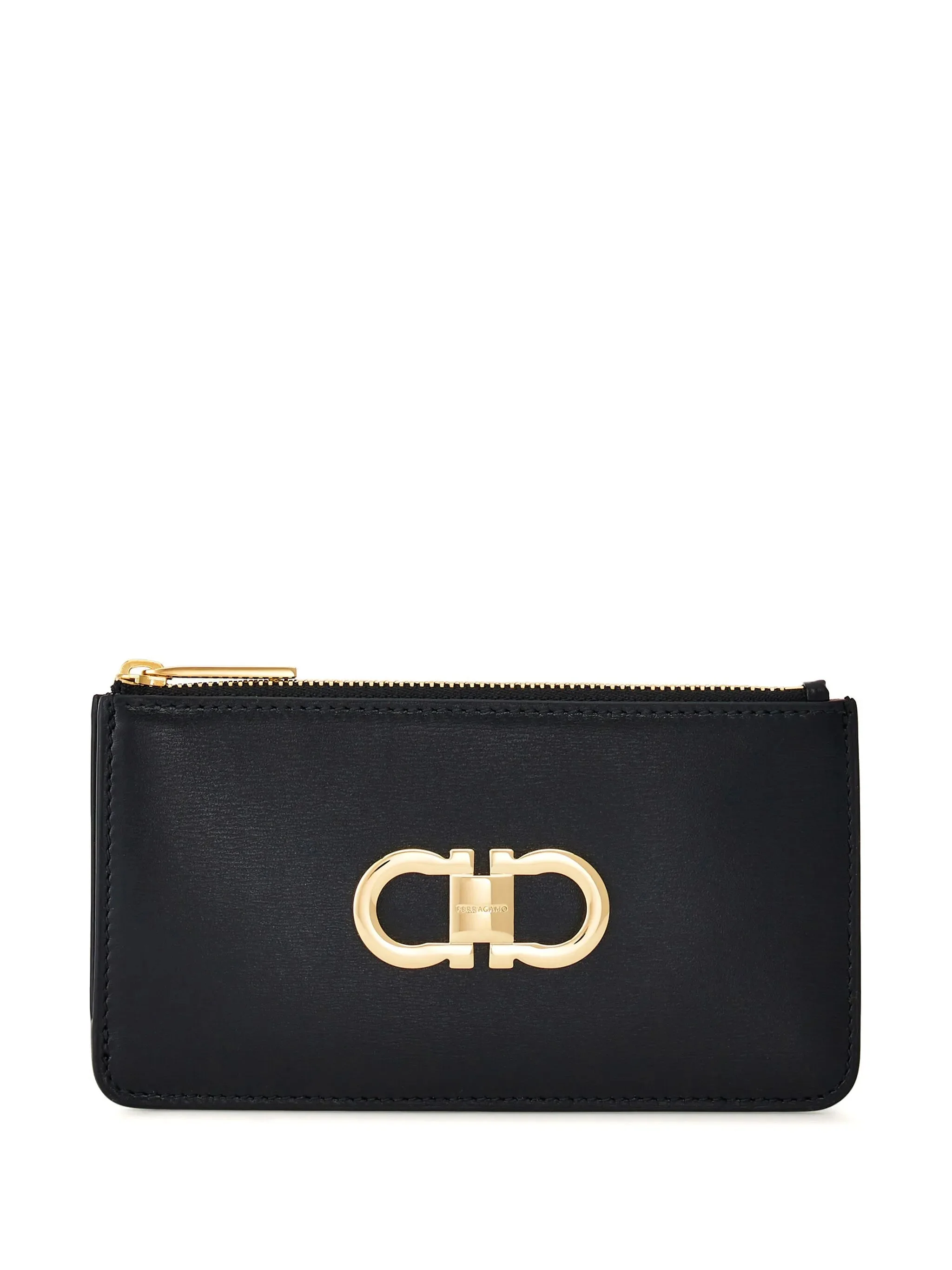 Ferragamo Gancini Leather Cardholder - 1