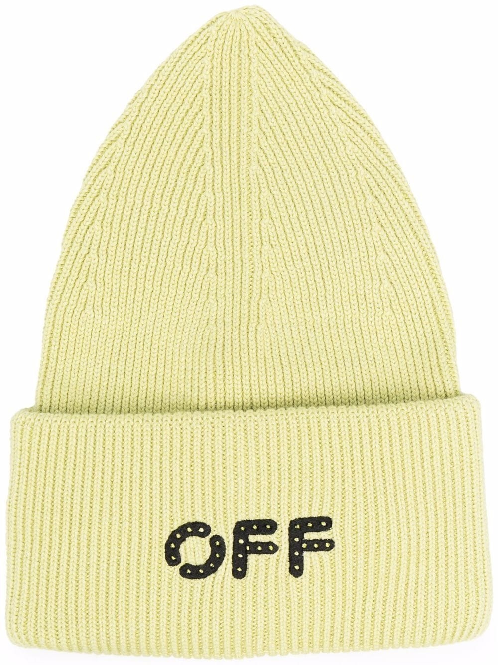 embroidered-logo beanie - 1