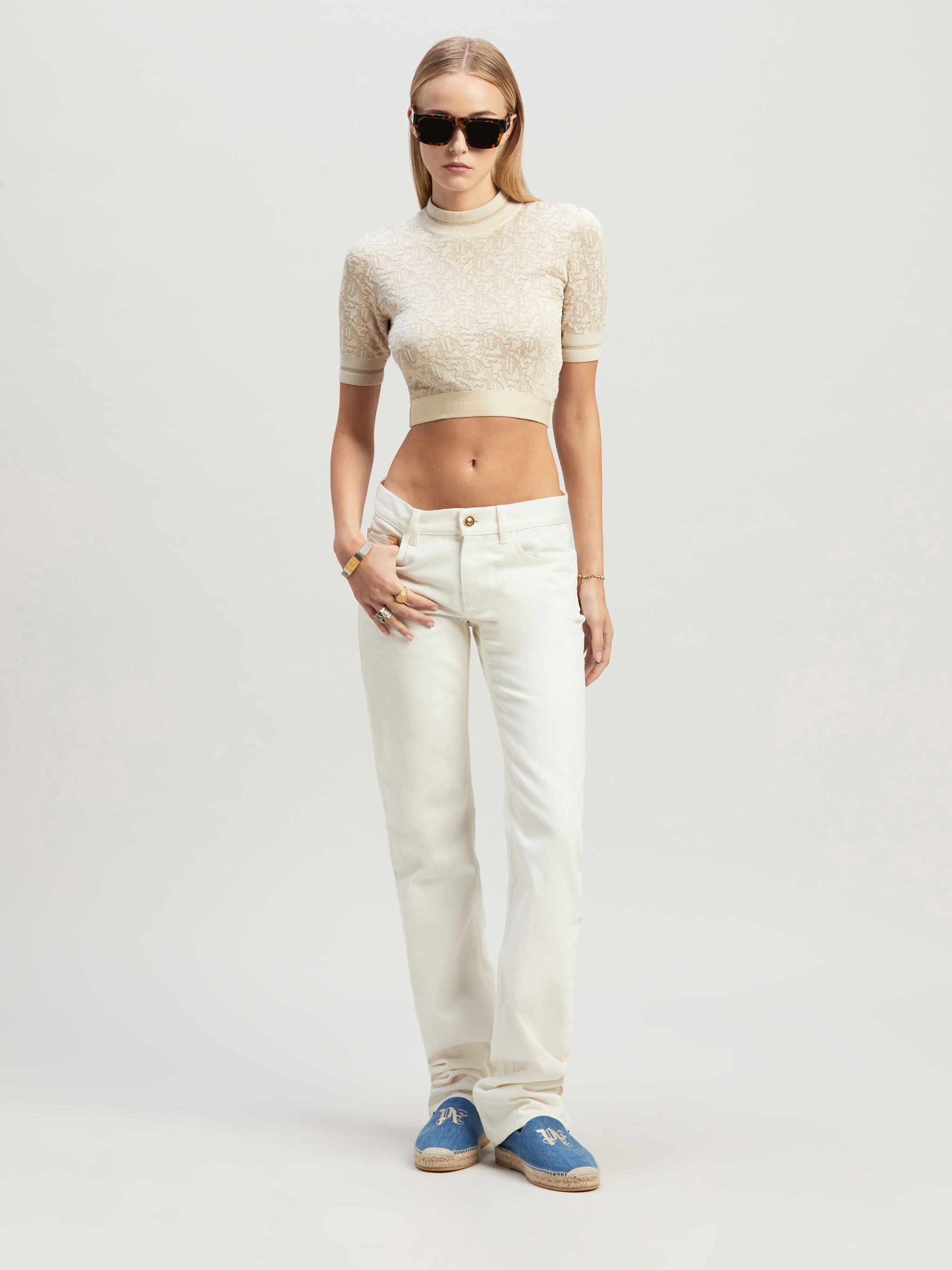 Monogram Jaquard Knit Top - 2