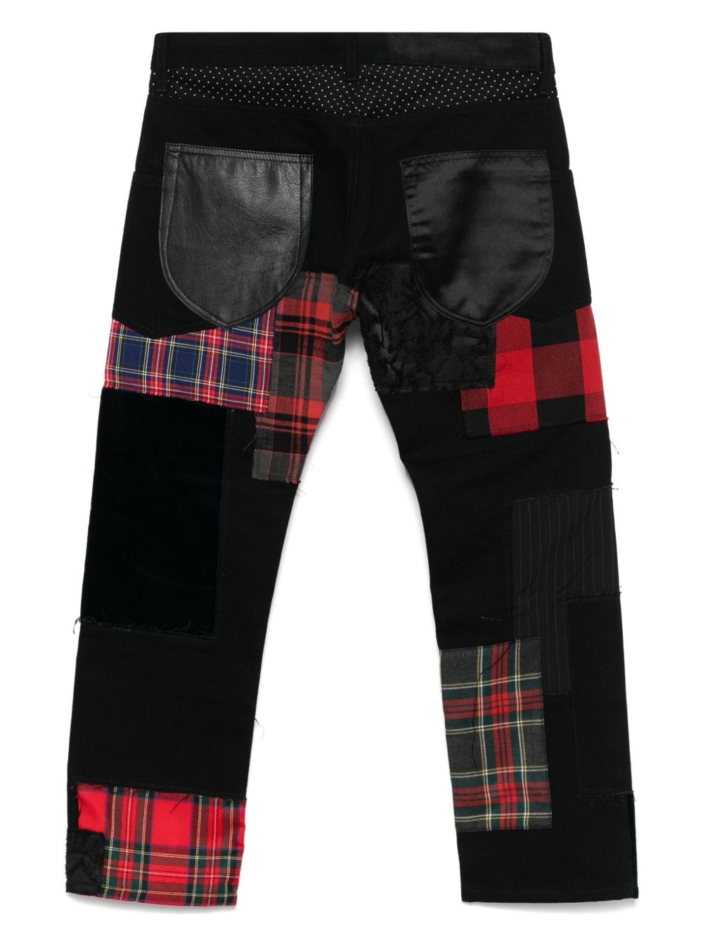 patchwork jeans - 2