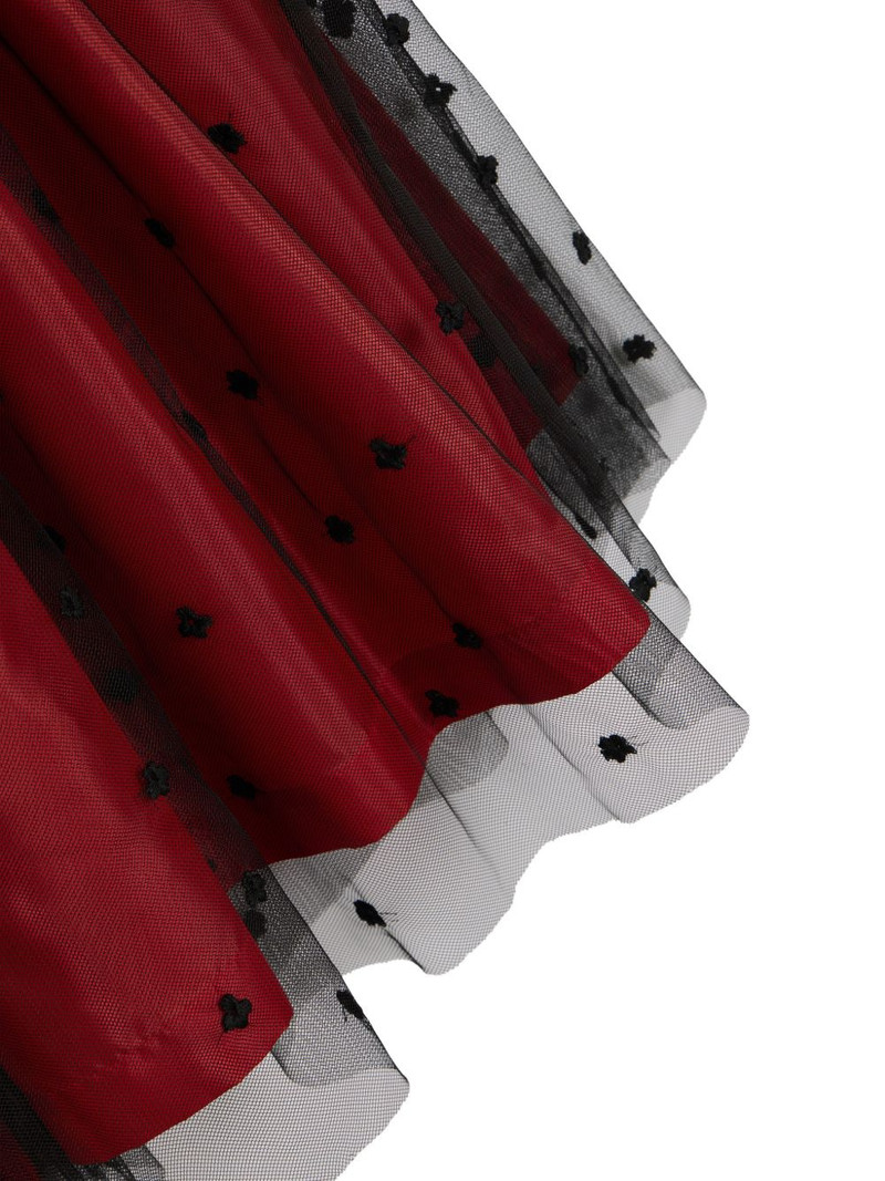 flower-embellishment pattern skirt 3