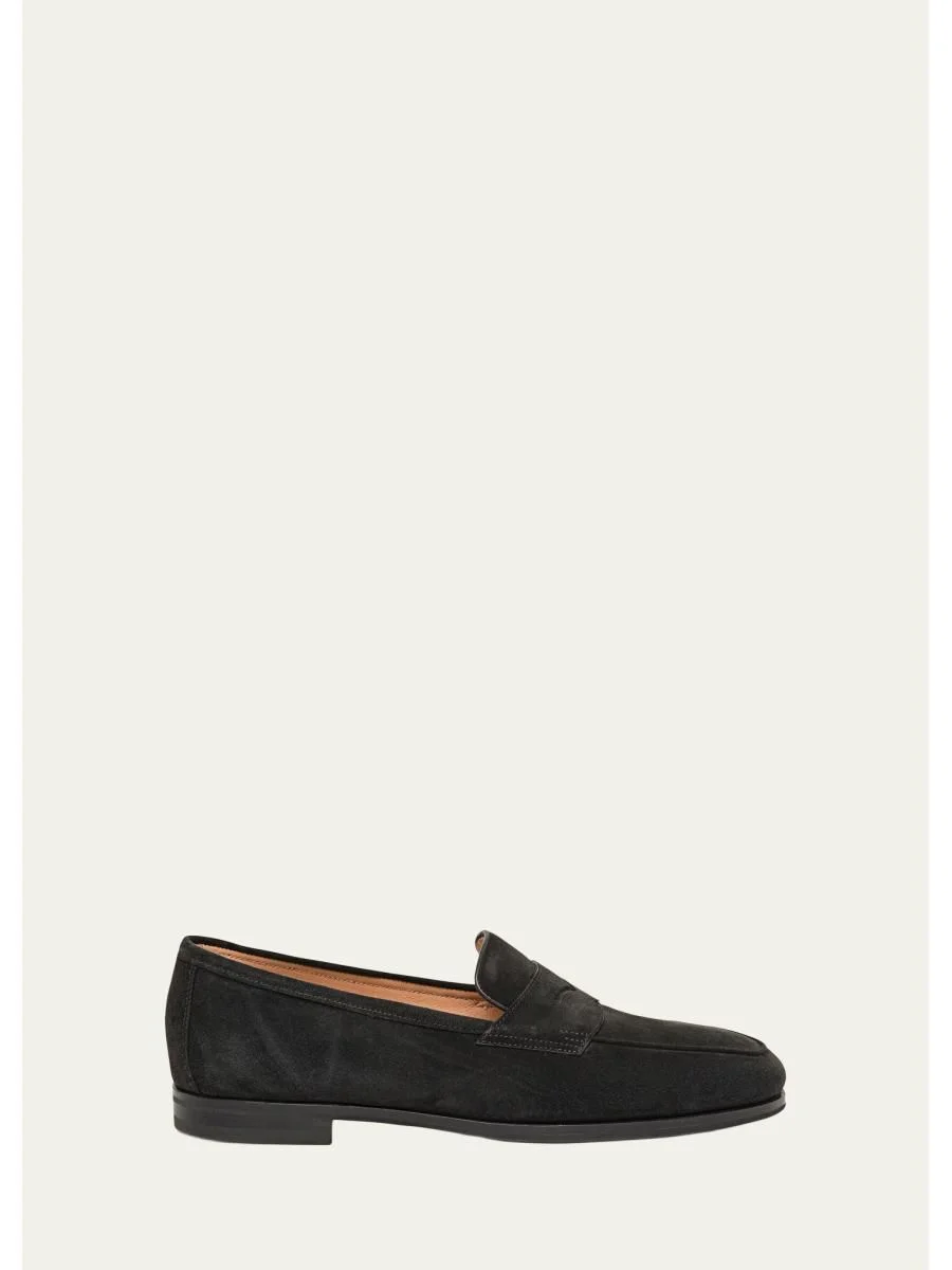 Carla Suede Penny Loafers - 1