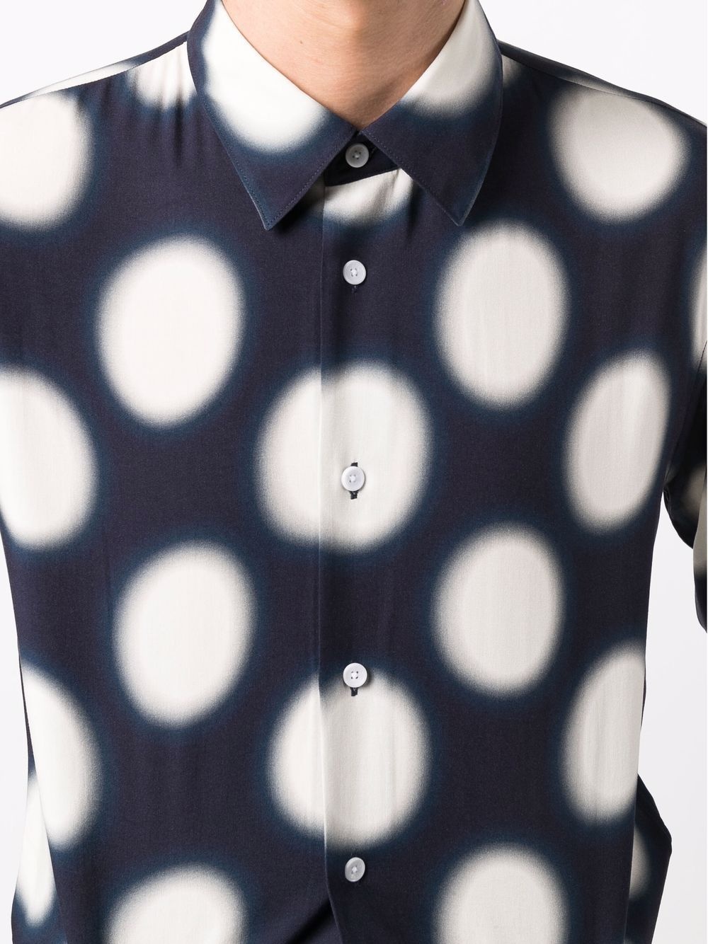 polka-dot print shirt - 5