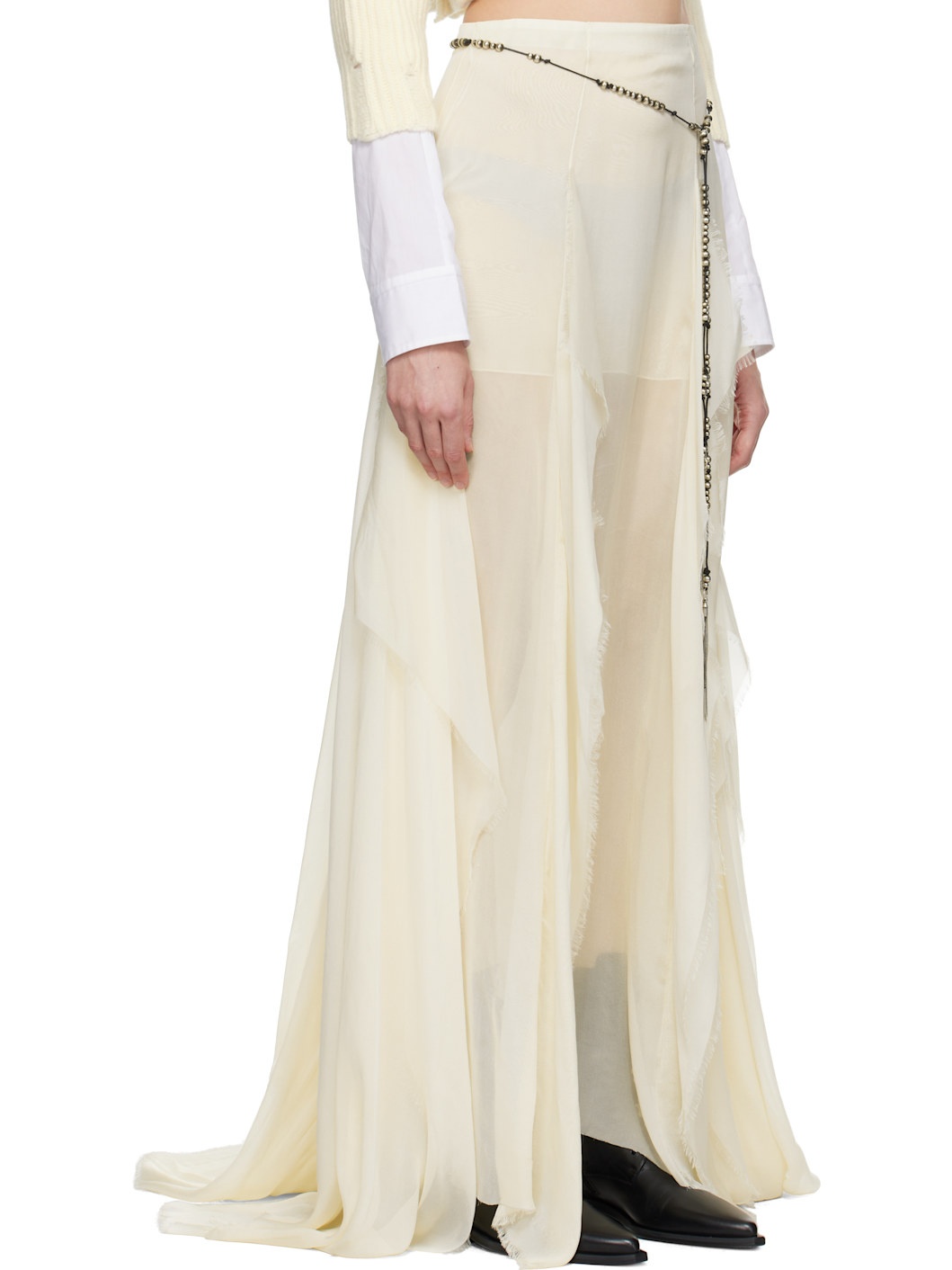 Off-White Saga X-Long Maxi Skirt - 2