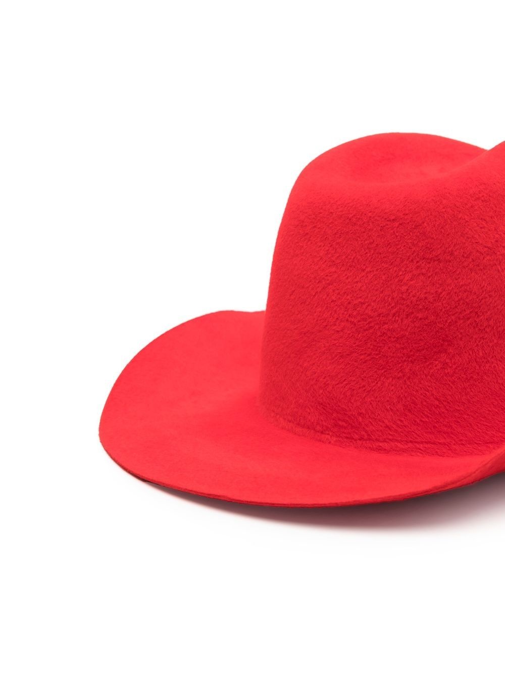 RUSLAN BAGINSKIY Wide brim monogram-embellished felt hat