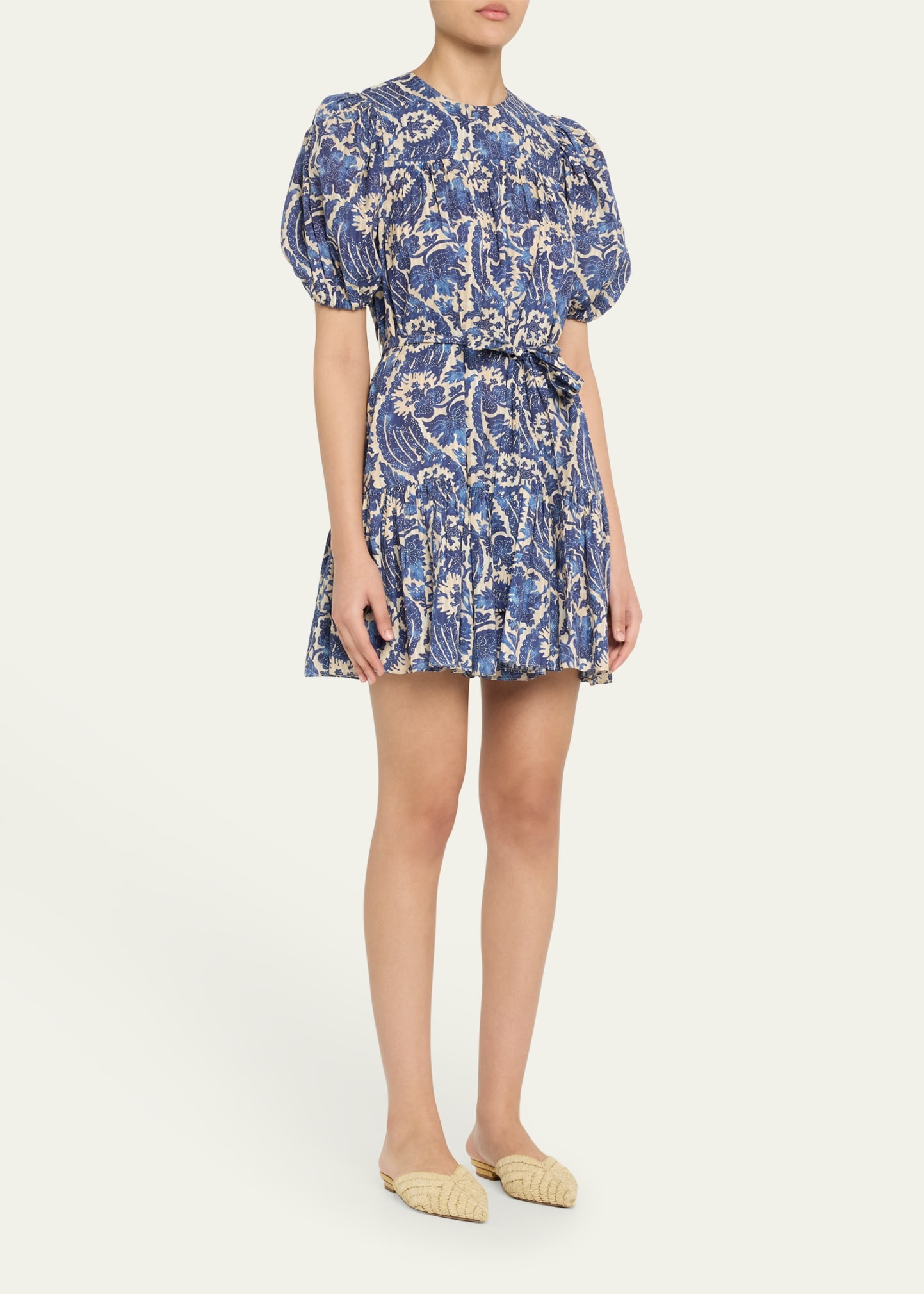 Rosalie Short-Sleeve Mini Dress - 4