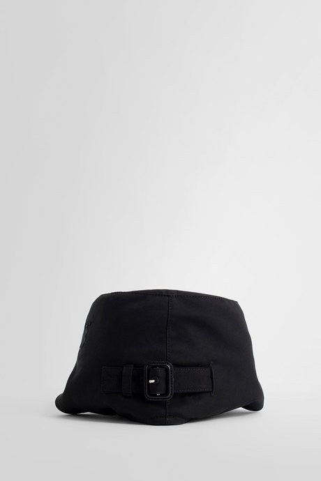 Burberry black monogram motif cotton gabardine cap - 2