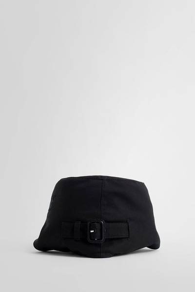 Burberry Burberry black monogram motif cotton gabardine cap outlook