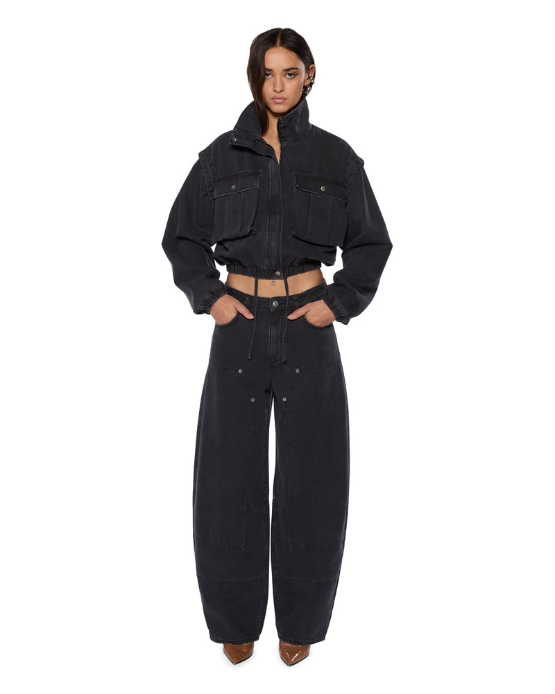 CROPPED ANORAK BLACK 4