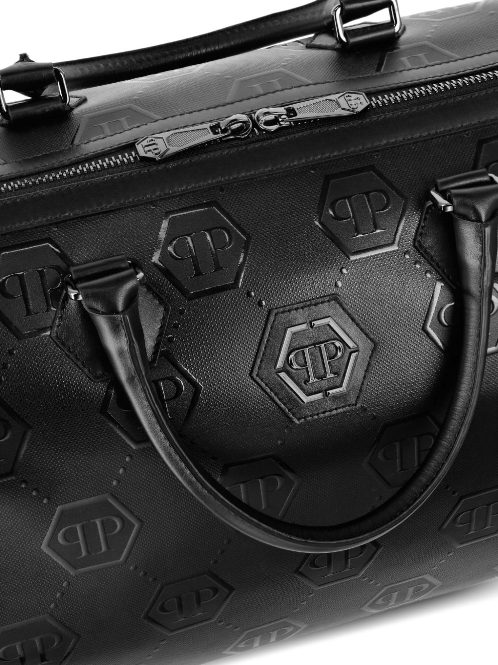 embossed monogram weekend bag - 4