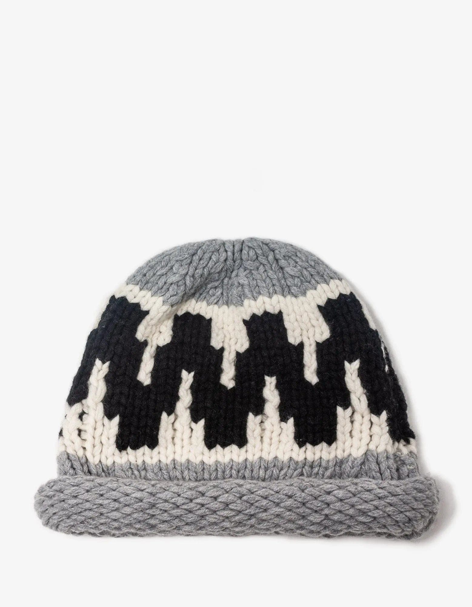 Kenzo Grey Wool Beanie - 2