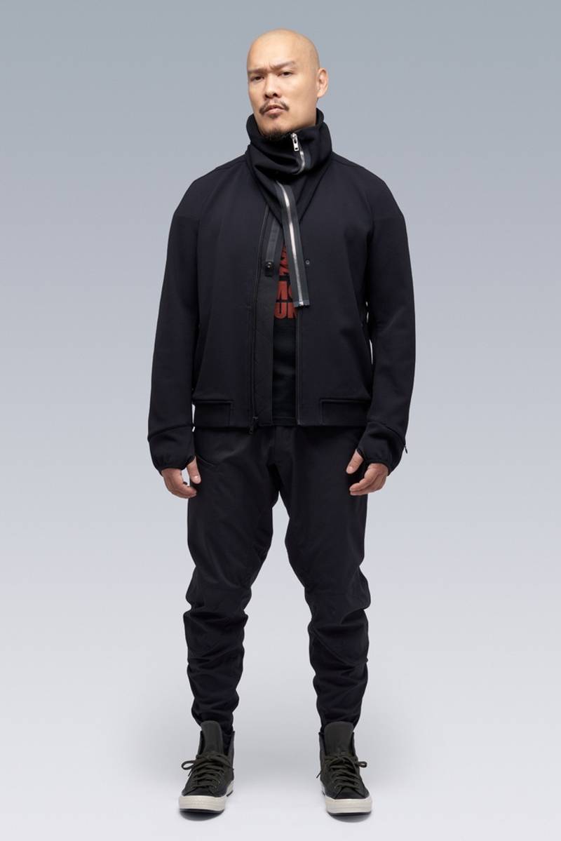 ACRONYM J90-SS schoeller® 3XDRY® WB-400™ Bomber Jacket Schwarzrot outlook
