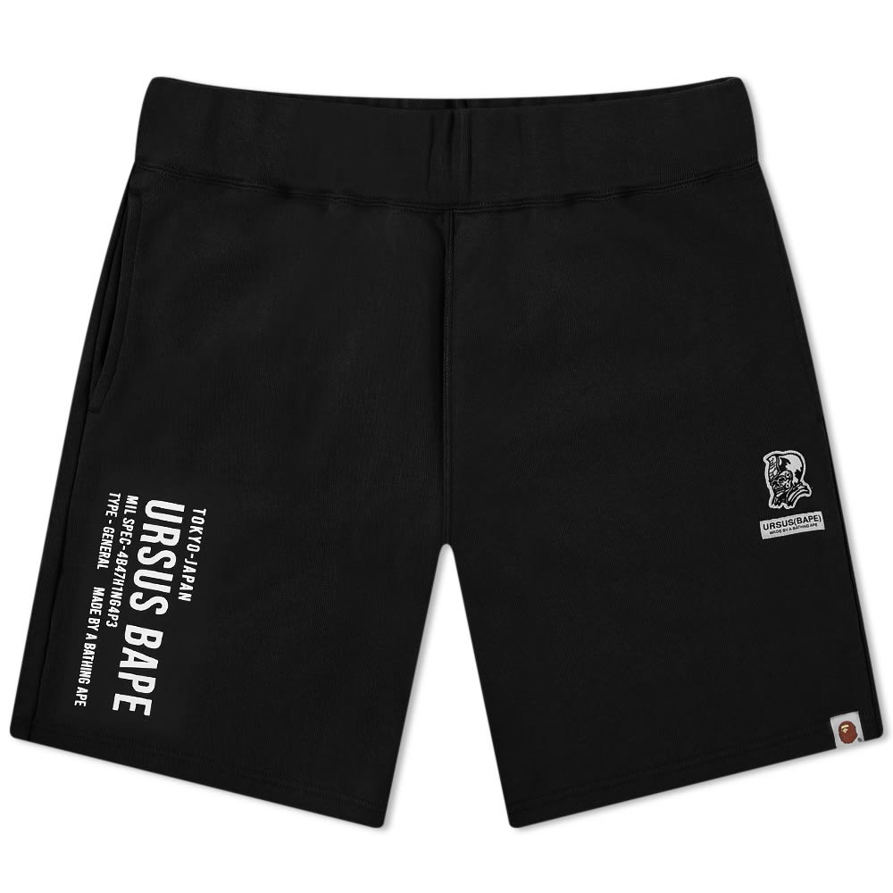 A Bathing Ape Ursus Camo Pocket Sweat Short - 1