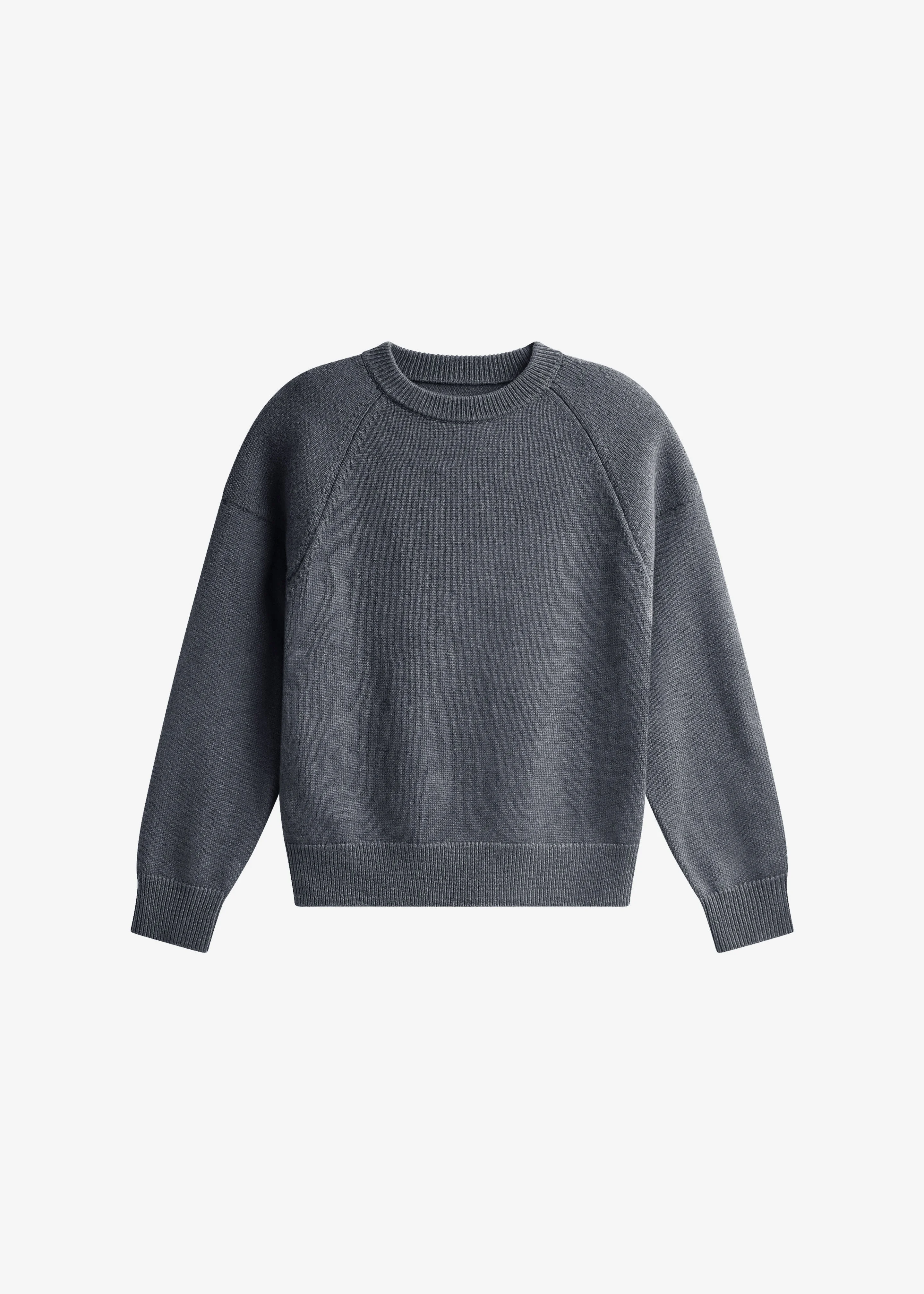 Lina Padded Sweater - Dark Grey - 1
