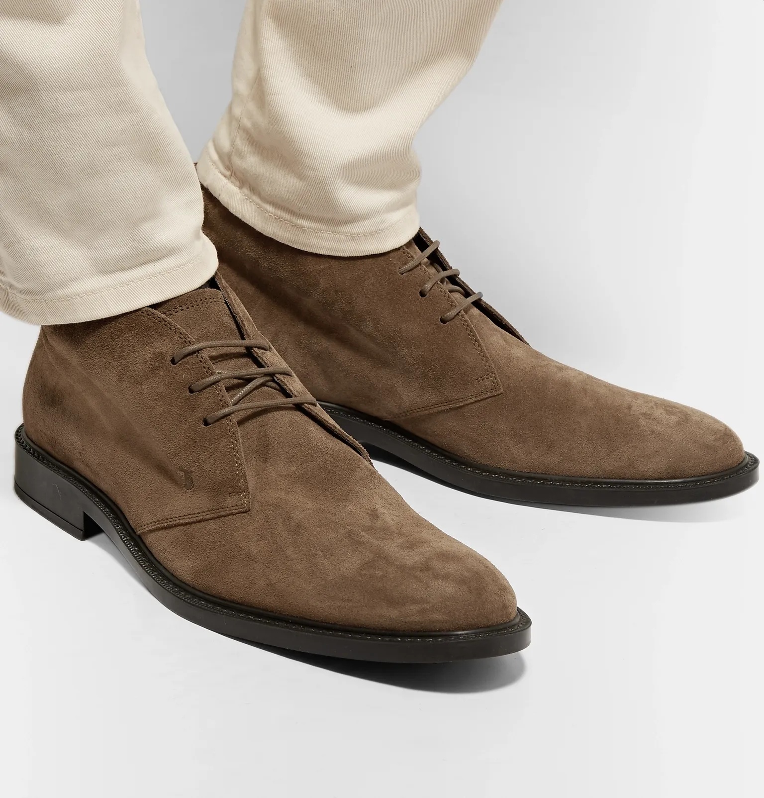 Suede Desert Boots - 5