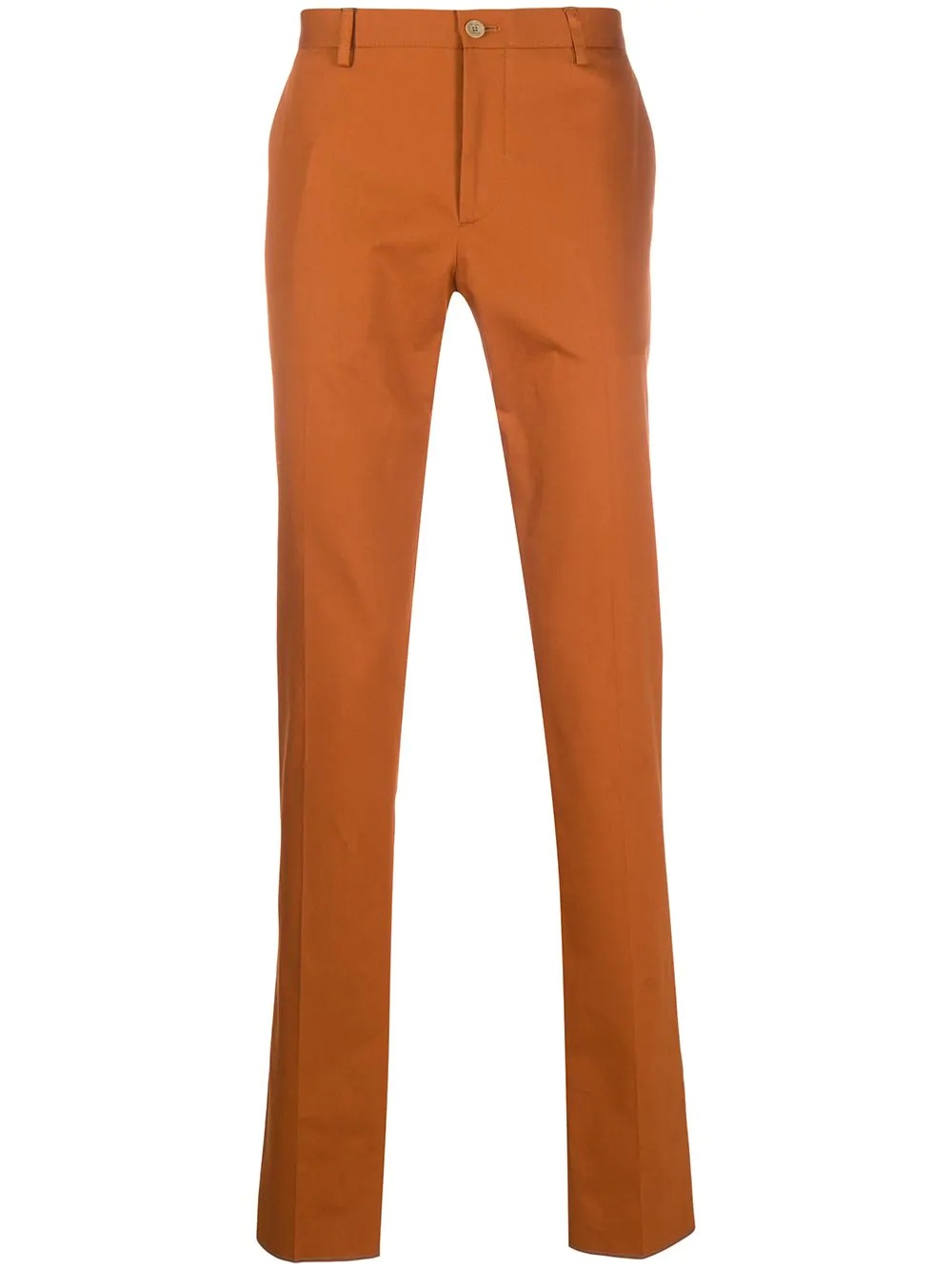 mid-rise slim-fit chinos - 1