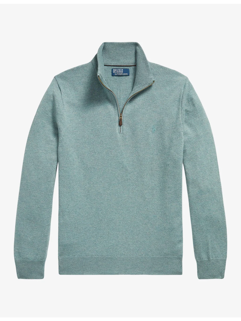 Half-Zip Wool Knit Jumper - 1