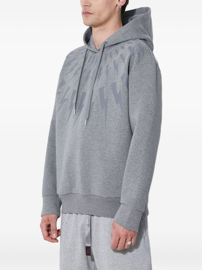 lightning bolt paterned hoodie 3