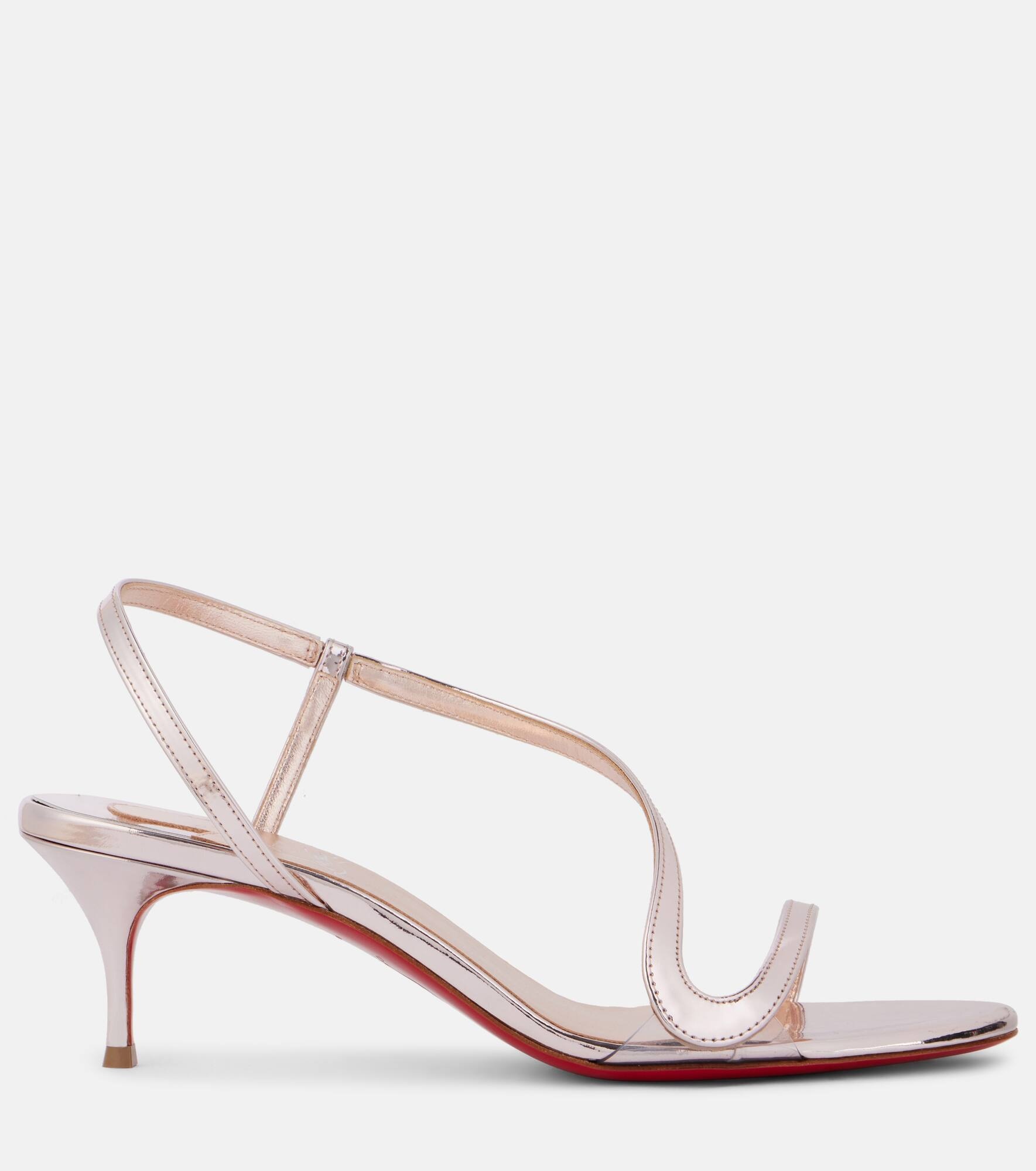 Rosalie metallic leather sandals - 4