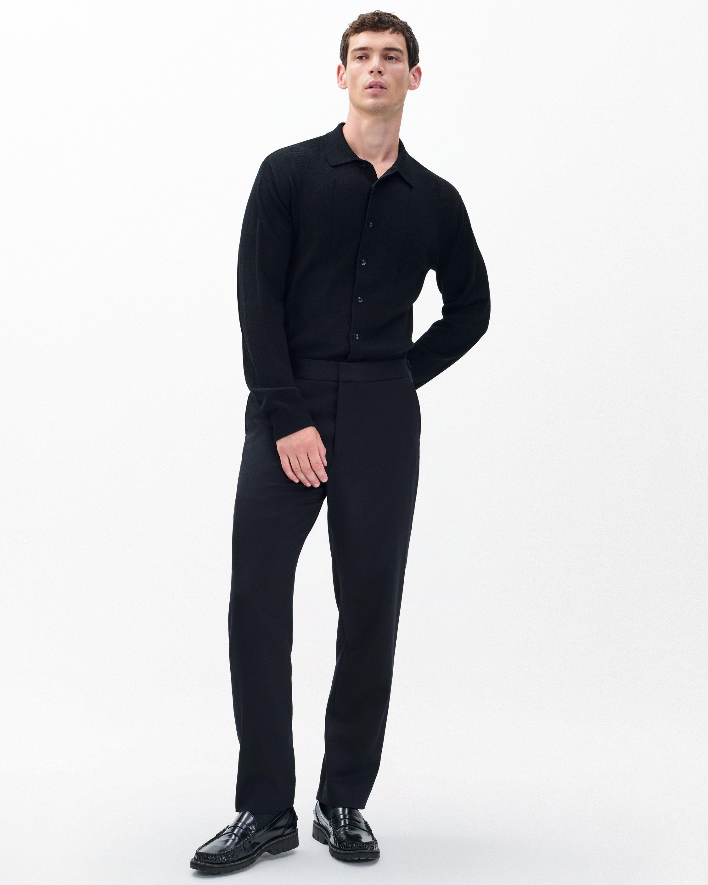 Evan British Wool Tuxedo Trousers - 3