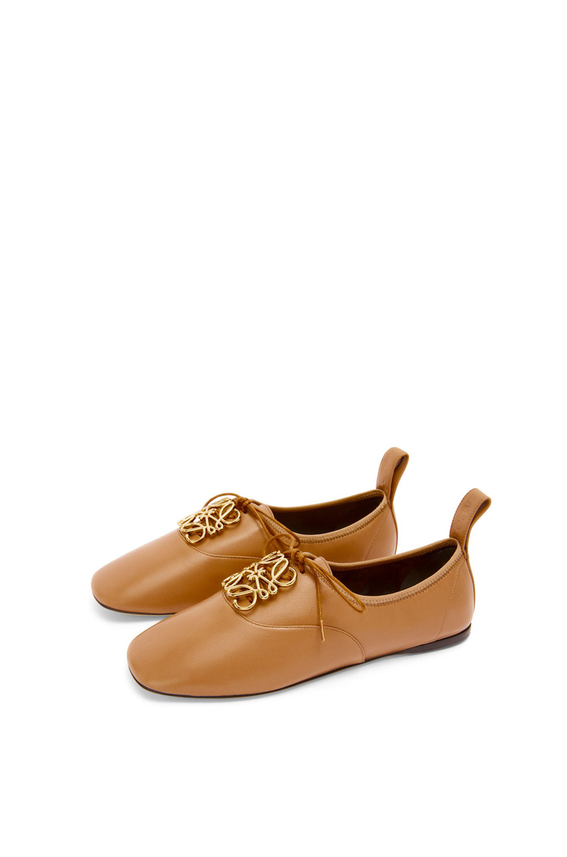 Loewe Anagram soft derby in lambskin outlook