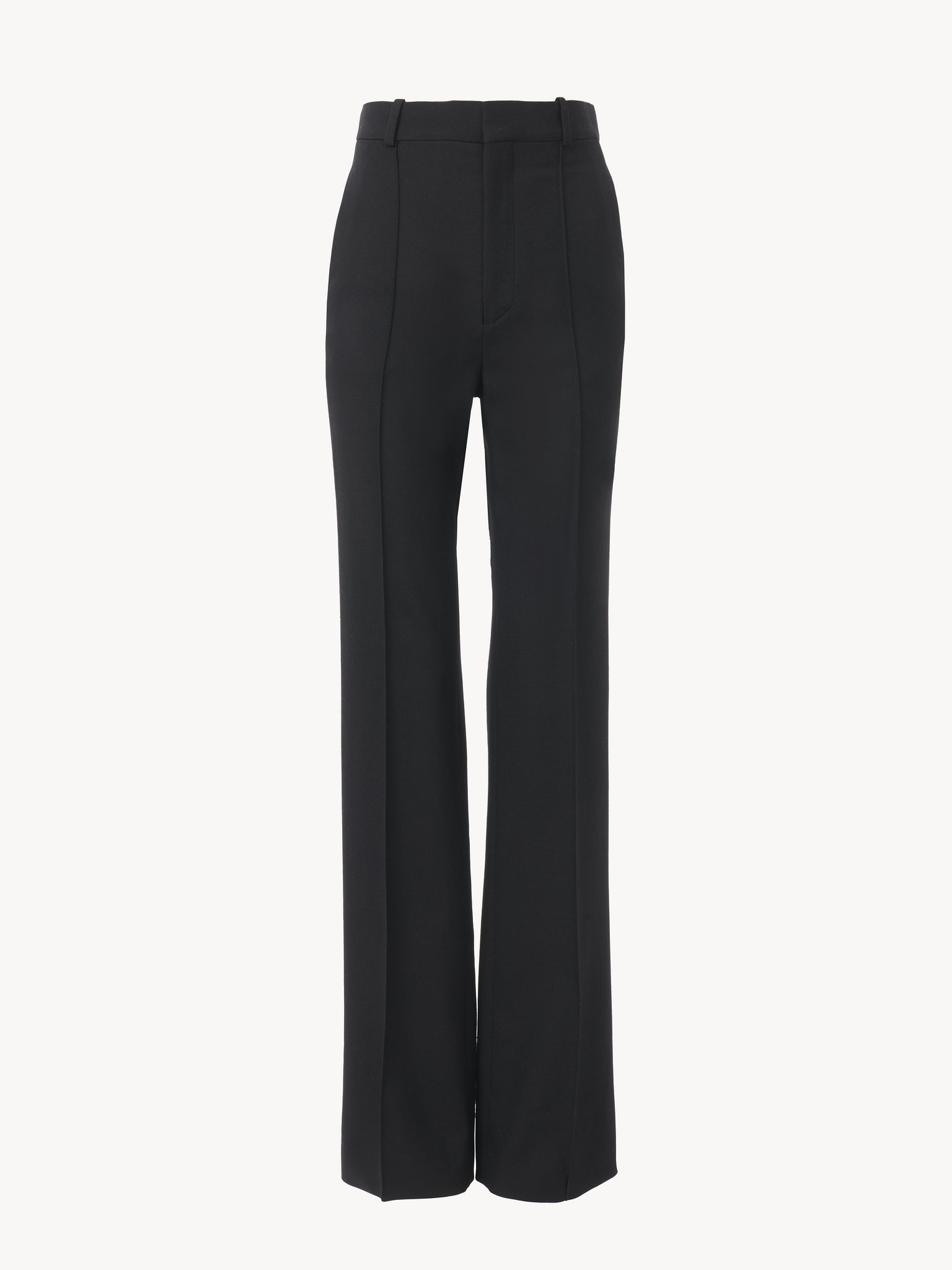 HIGH-WAISTED PANTS IN WOOL GABARDINE - 2