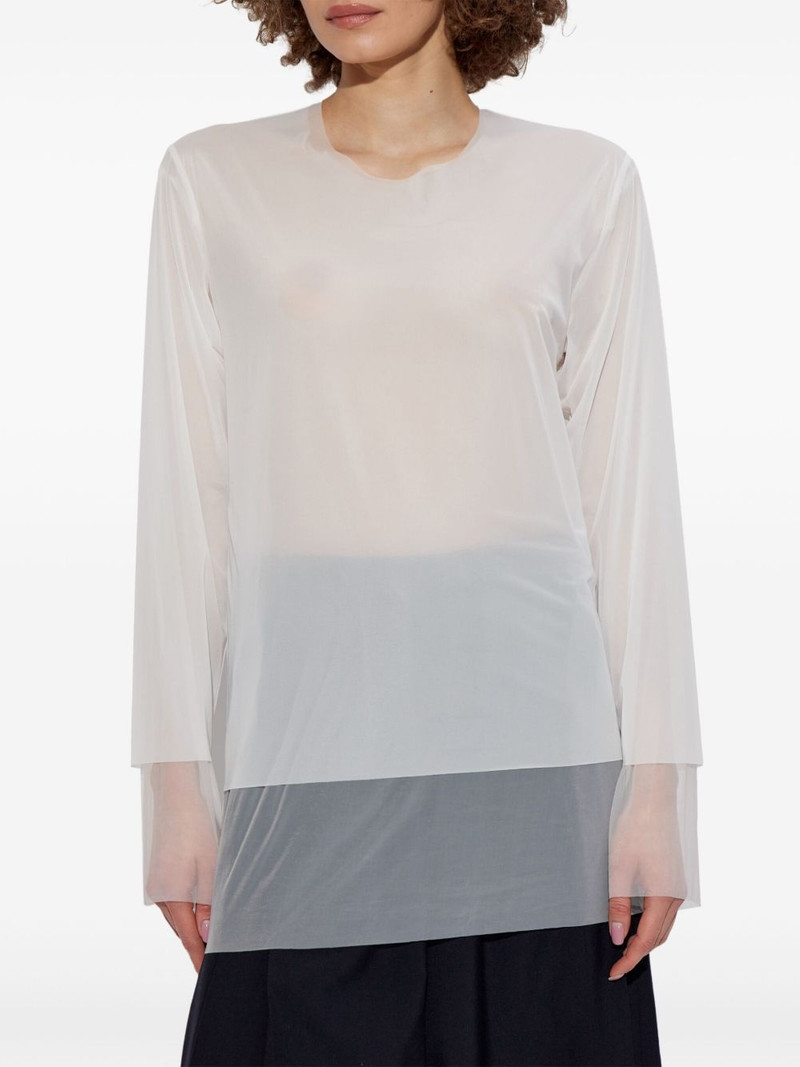 semi-sheer blouse 3