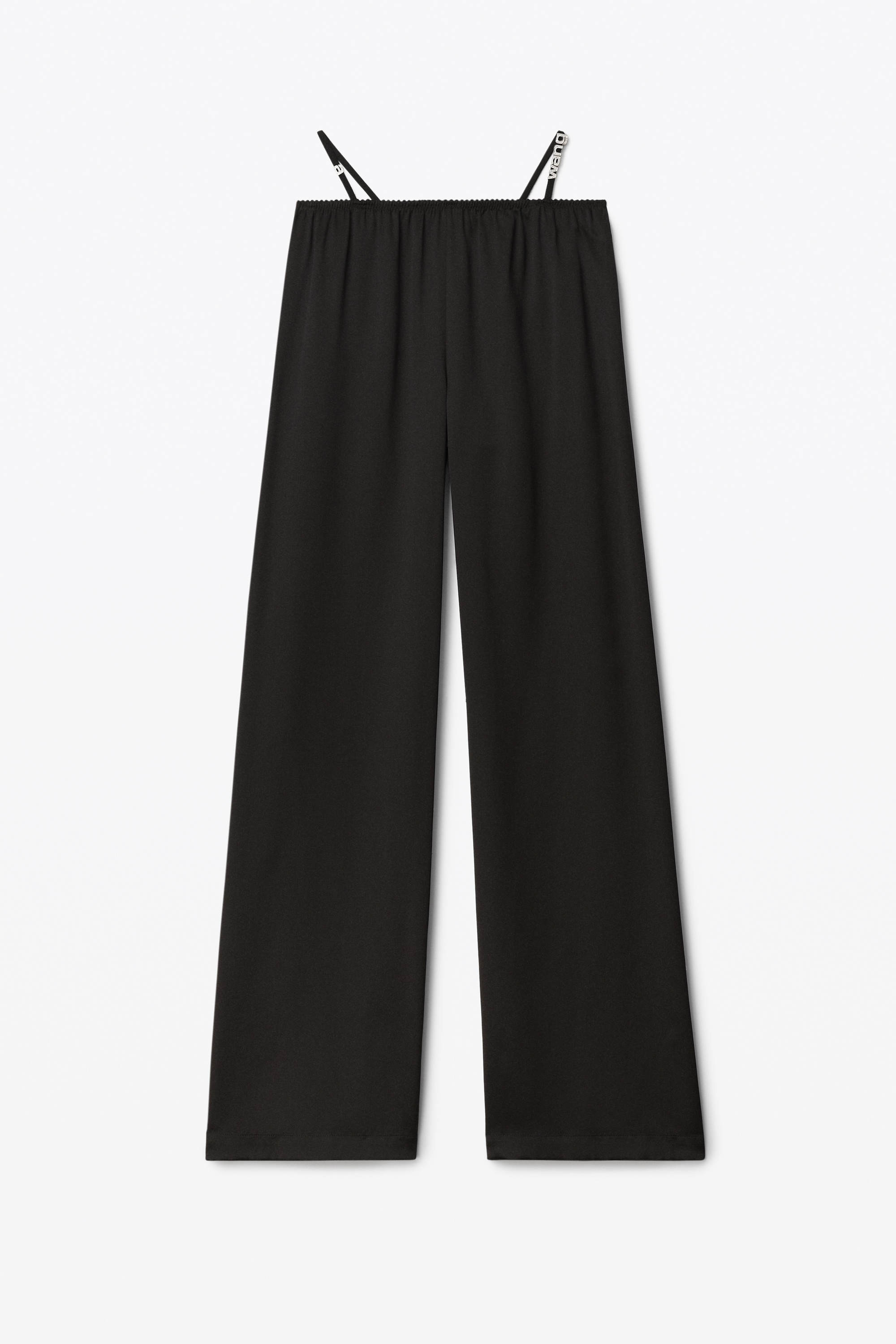 CRYSTAL THONG PANT IN SILK CHARMEUSE - 1