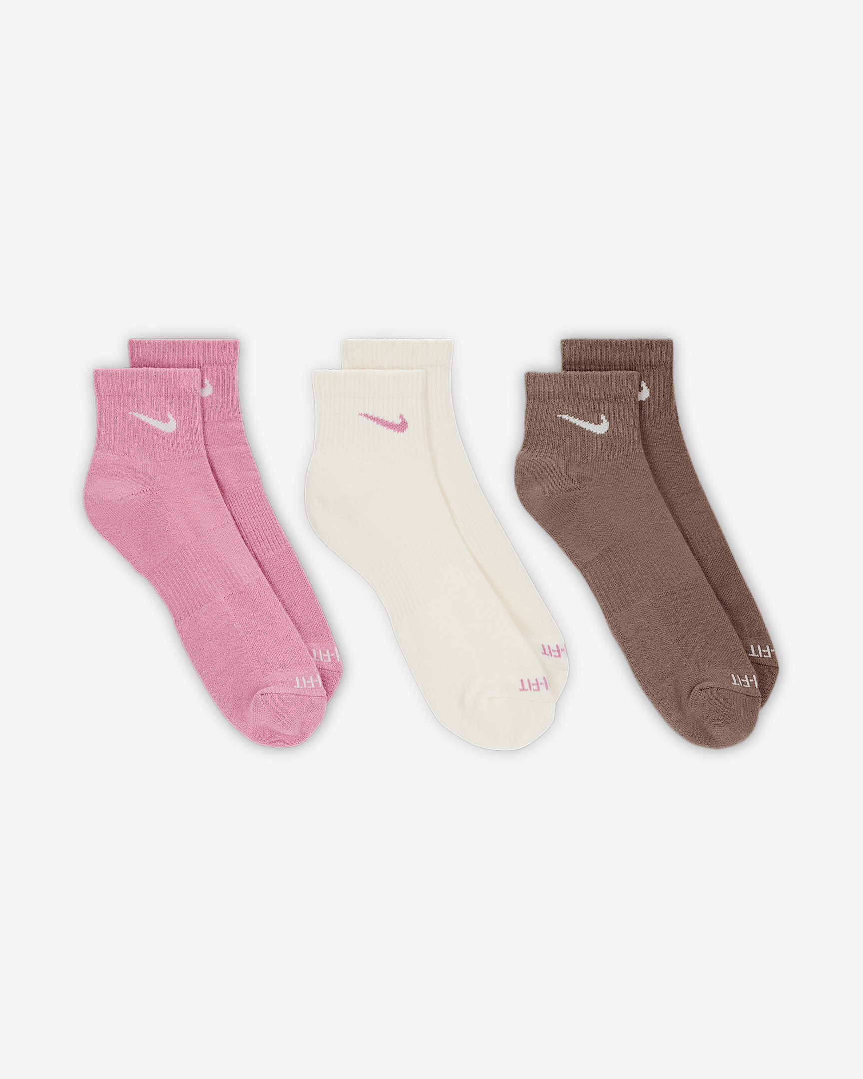 Nike Everyday Plus Cushioned Training Ankle Socks (3 Pairs) - 3