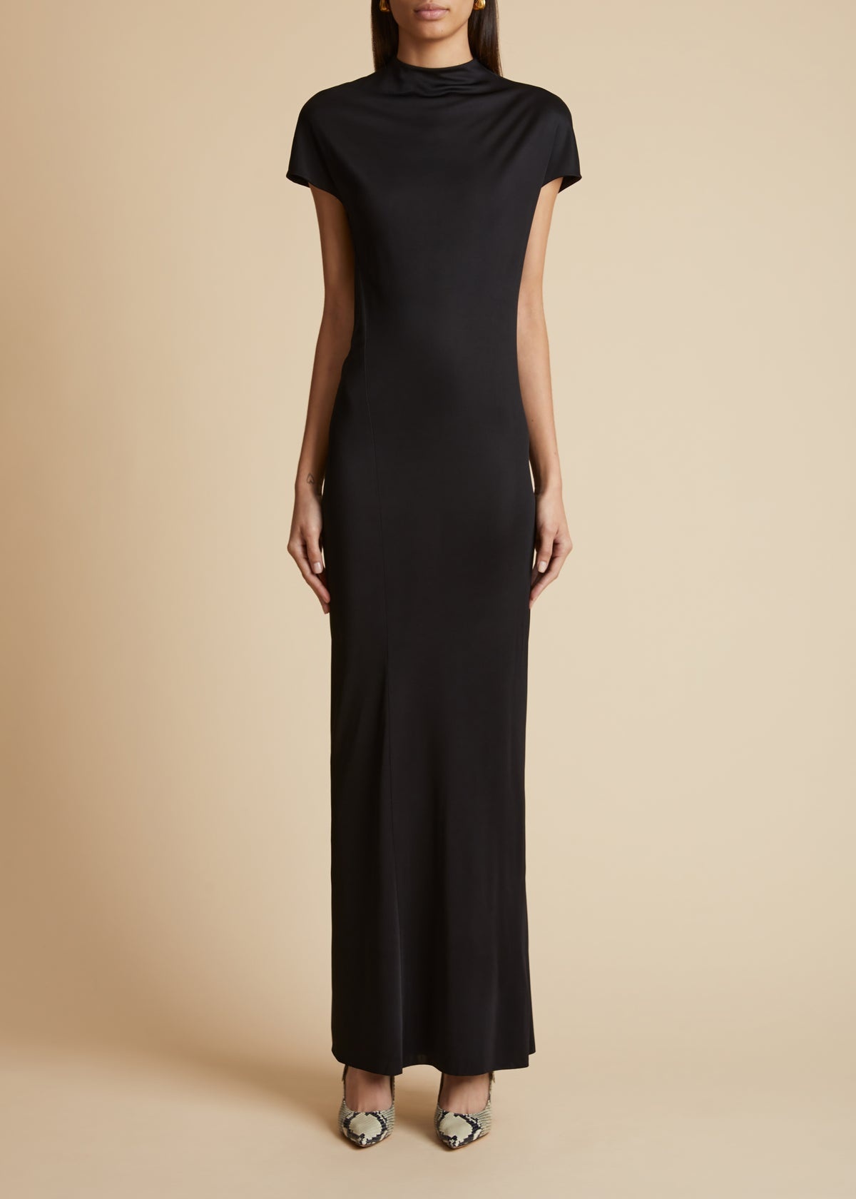 The Yenza Dress in Black - 2