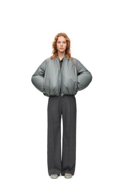 Loewe Padded bomber jacket in nappa lambskin outlook