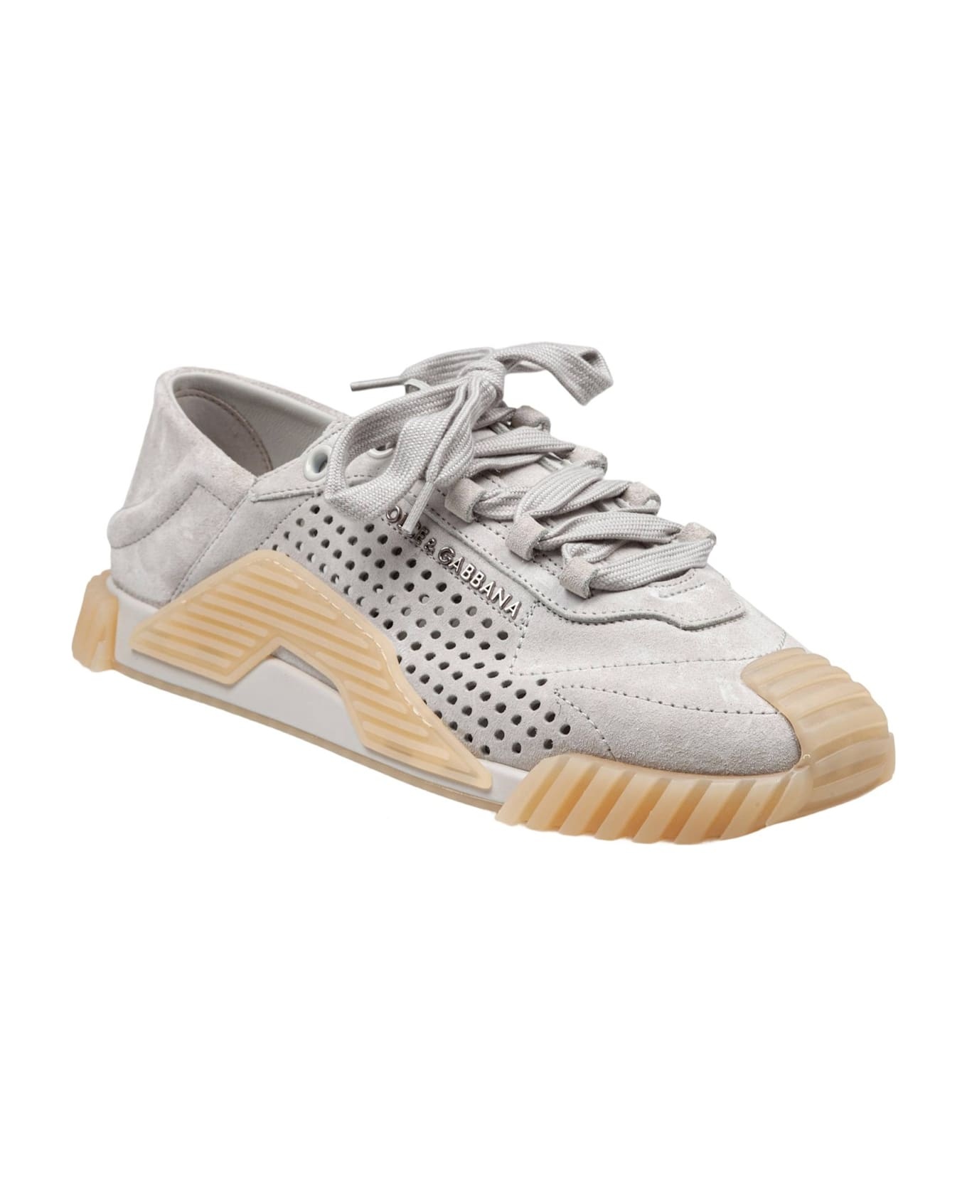 Ns1 Sneakers In Suede Color Grey - 1