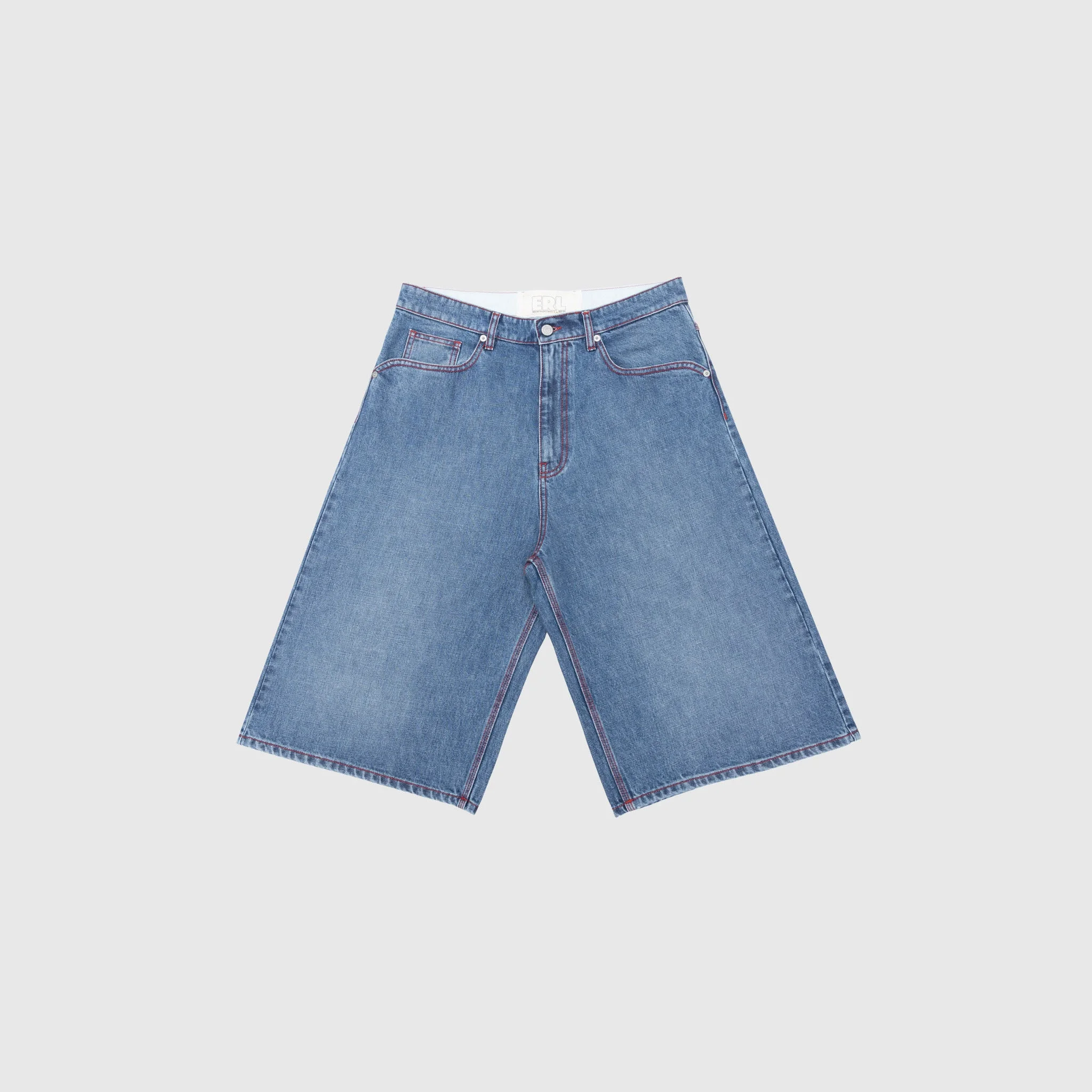 DENIM INDIANA SKATE SHORTS - 1