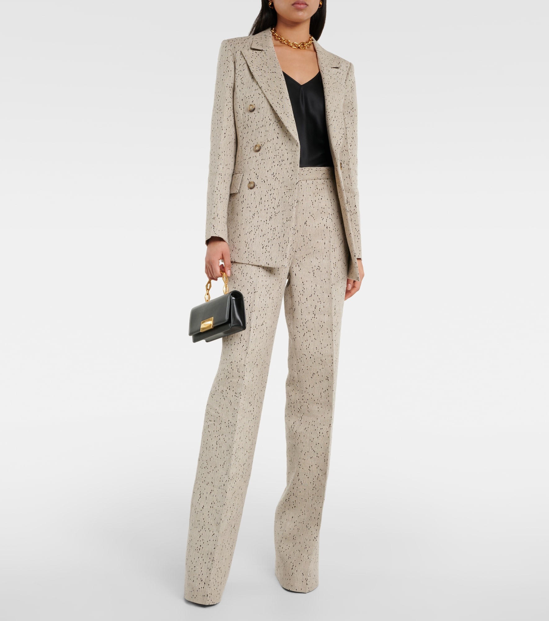 Laski hemp-blend wide-leg pants - 2