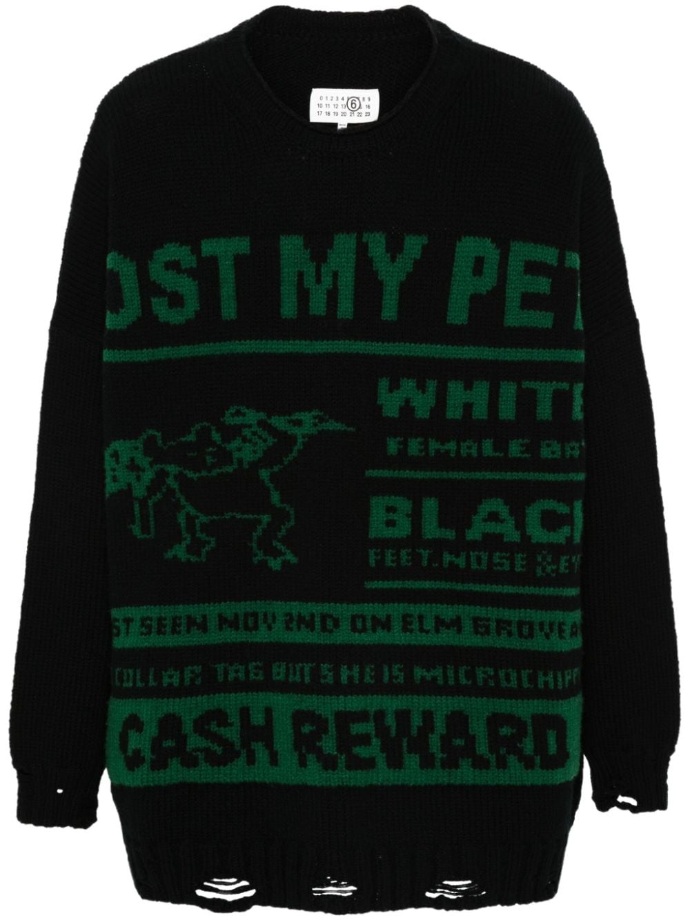 jacquard sweater - 1