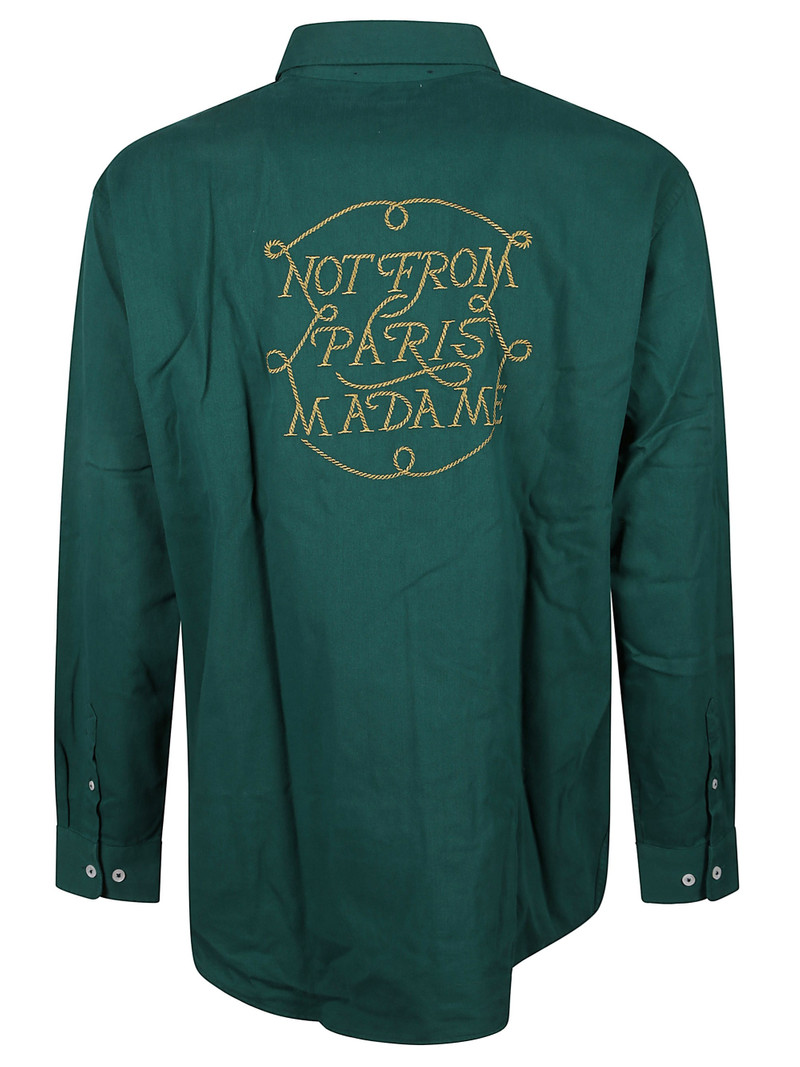 Drôle de Monsieur La Chemise Slogan Tresses outlook