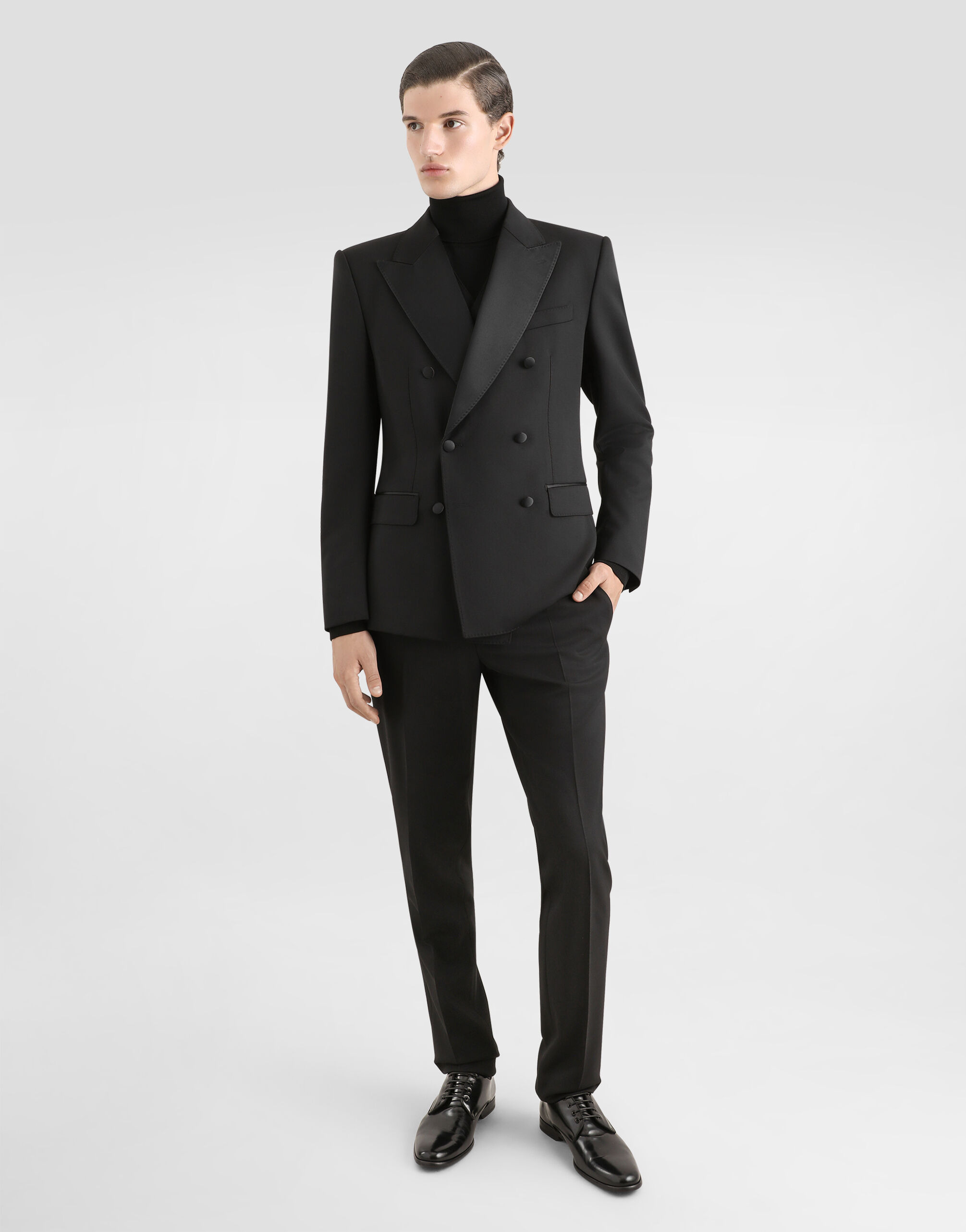 Three-piece Sicilia-fit suit in stretch wool - 2