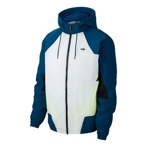 Nike Heritage Windrunner Woven Jacket Coat Blue CJ4359-499 - 1